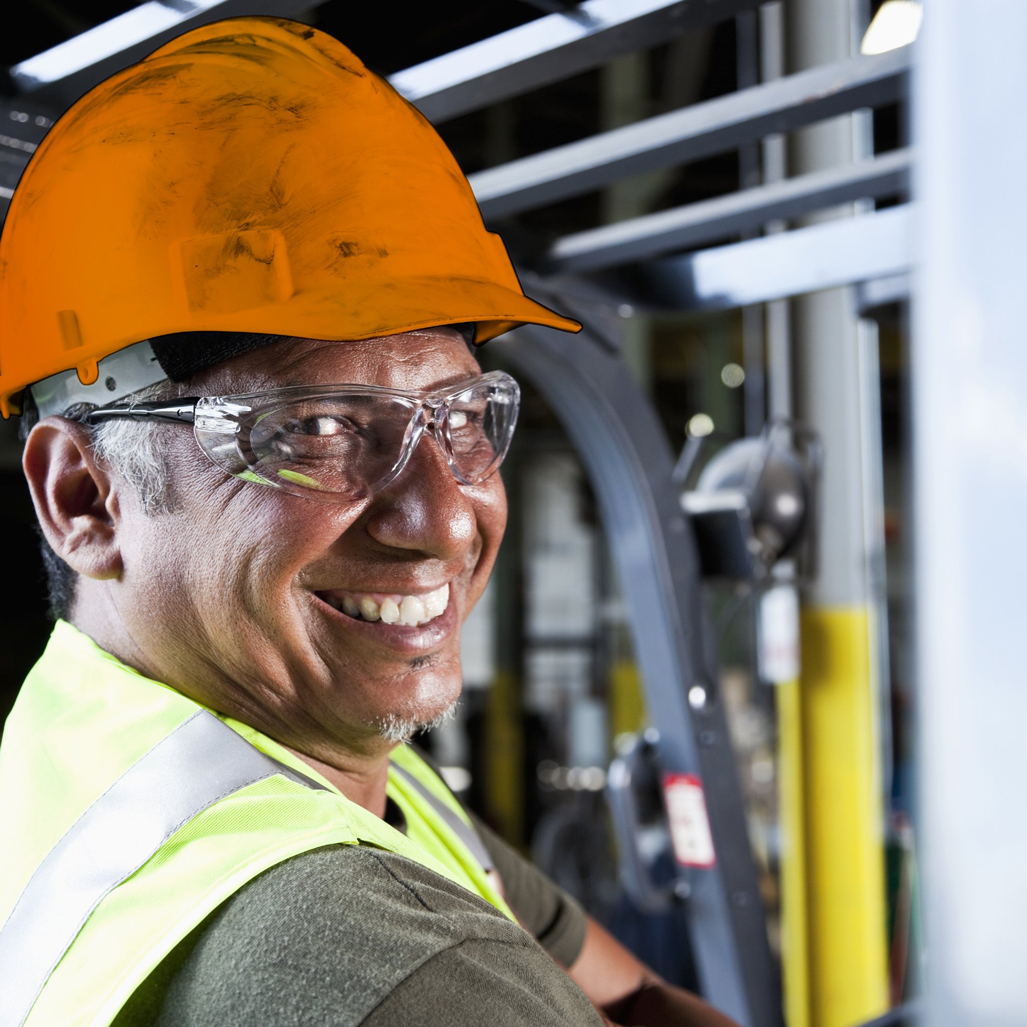 Jackson Safety Charger Hard Hat with 4-Point Ratchet Suspension - ANSI Certified HDPE Construction in High-Visibility Orange (Case of 12, Medium) - Ideal for Construction Sites, Industrial Work & Safety Compliance