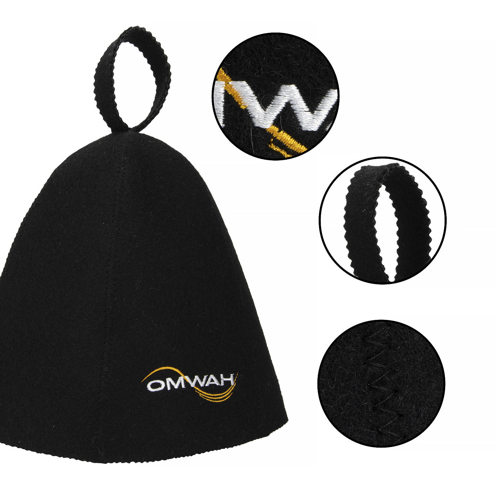 Premium Sauna Hat for Men & Women - Heat Resistant & Moisture Wicking - Perfect for Sauna, Spa & Steam Room Sessions