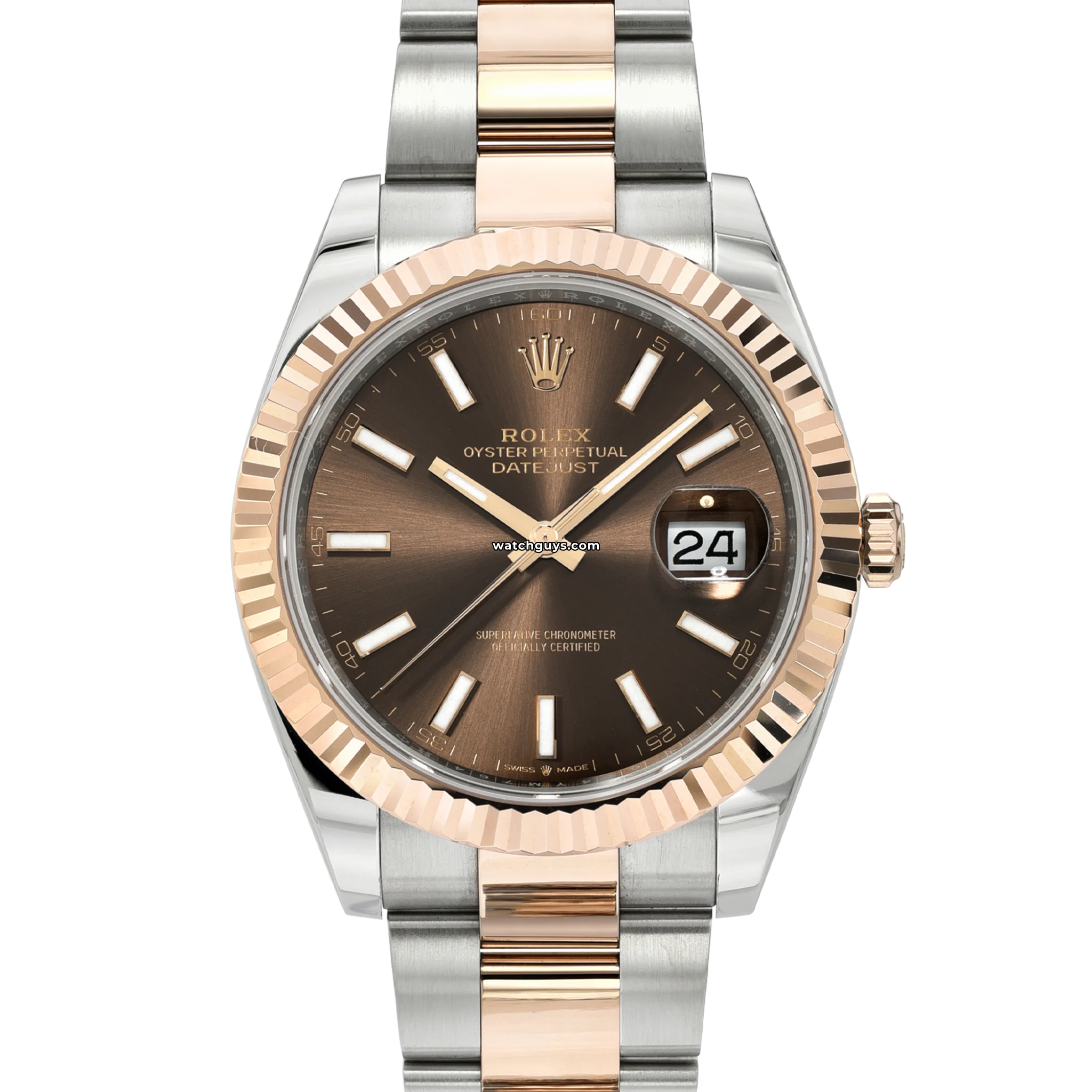 Rolex Datejust 126331 Men's Watch - 41mm Stainless Steel & Everose Gold, Chocolate Dial, Oyster Bracelet - Luxury Timepiece for Business, Gifting & Special Occasions