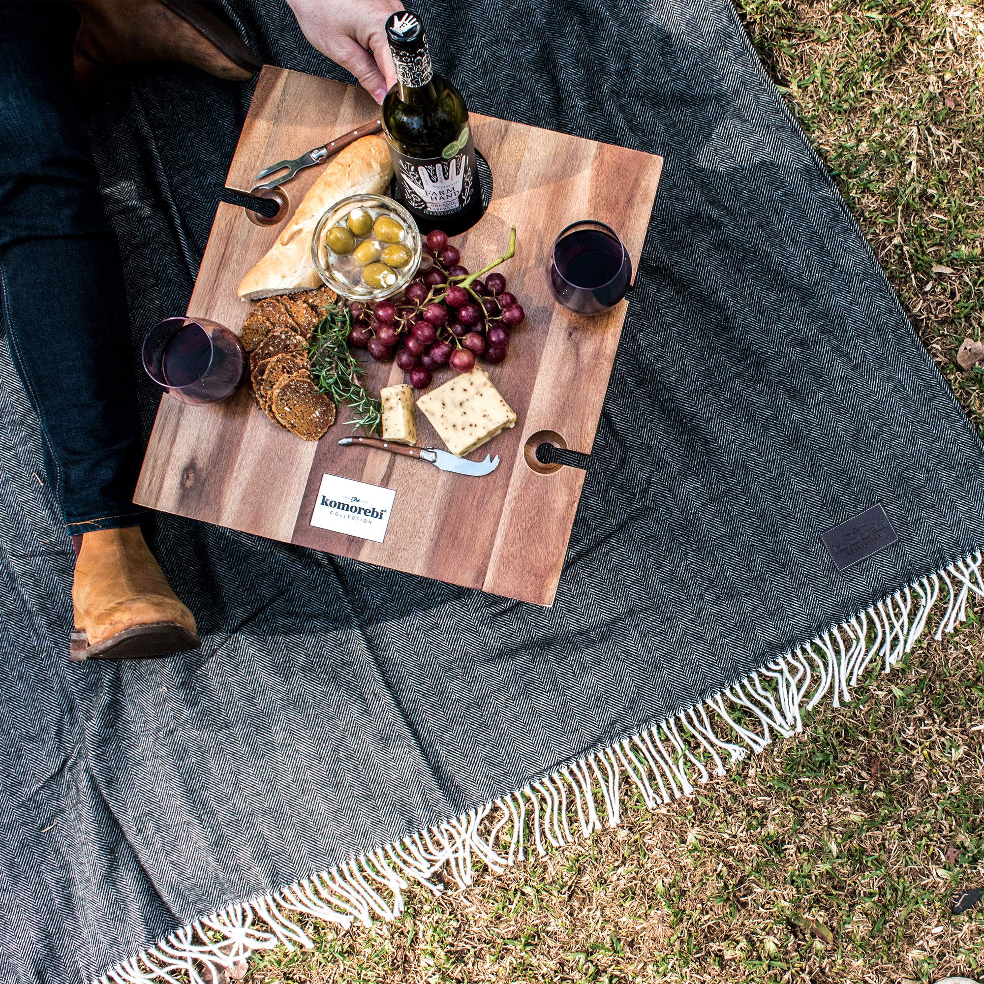 Komorebi Extra Large Waterproof Picnic Blanket 78