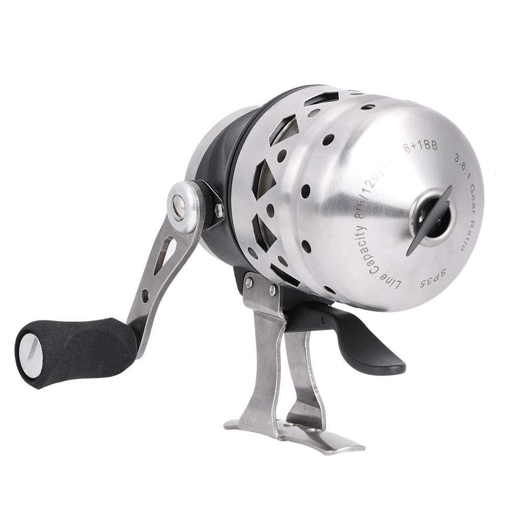 HERCHR Fishing Reel with Hand Brake - High Performance Baitcasting Reel for Lure Fishing, Rock Fishing & Archery Shooting | Durable Fishing Line Wheel Accessory for Saltwater & Freshwater Angling