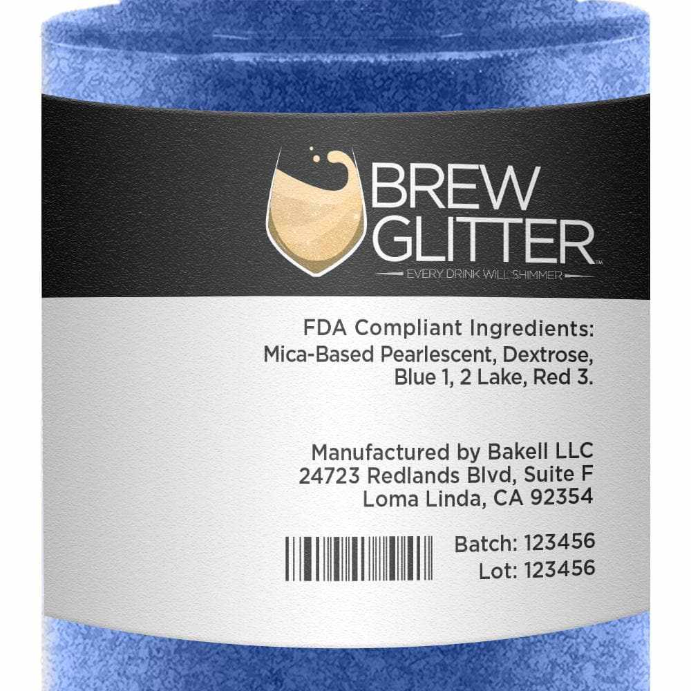 Blue Edible Glitter Spray Pump for Cakes & Cocktails | Brew Glitter® | Perfect for Baking, Drink Decorating & Party Desserts
