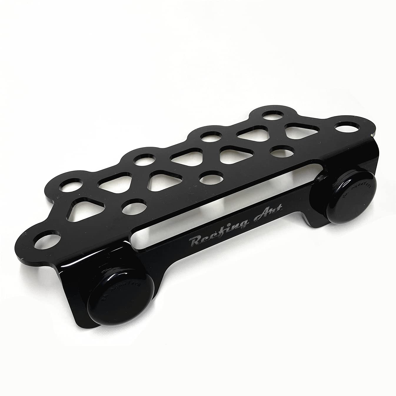 Black Magnetic Coral Frag Rack with Strong N52 Magnets for 1/2 Inch Glass - Perfect for Saltwater Aquariums and Coral Propagation