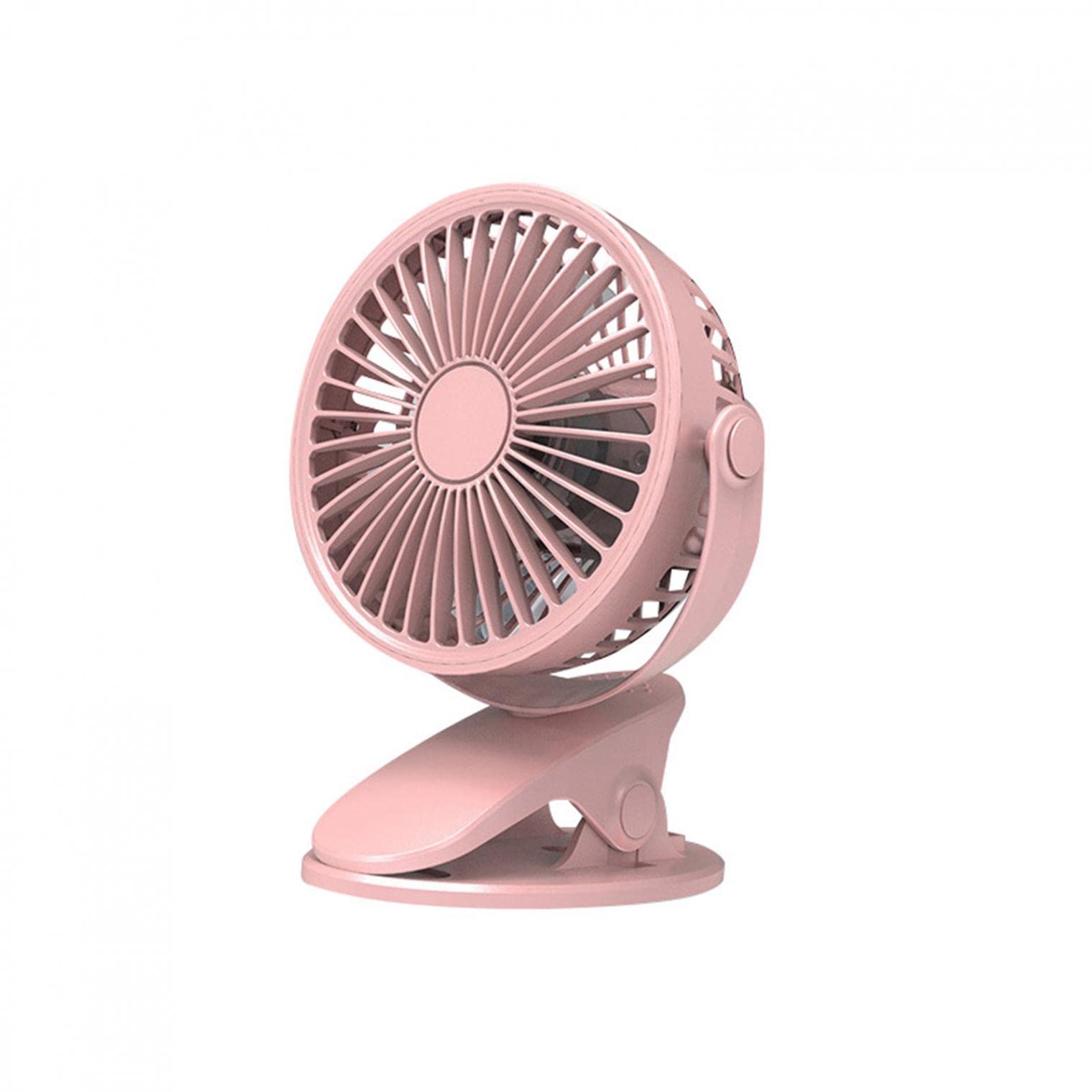 6 Inch Clip-On Mini Fan - Portable USB Desk Fan with Strong Airflow, 3 Speed Settings & Sturdy Clamp | Quiet Operation for Baby Strollers, Home, Office & Dorm Use | Perfect for Travel, Study & Outdoor Activities