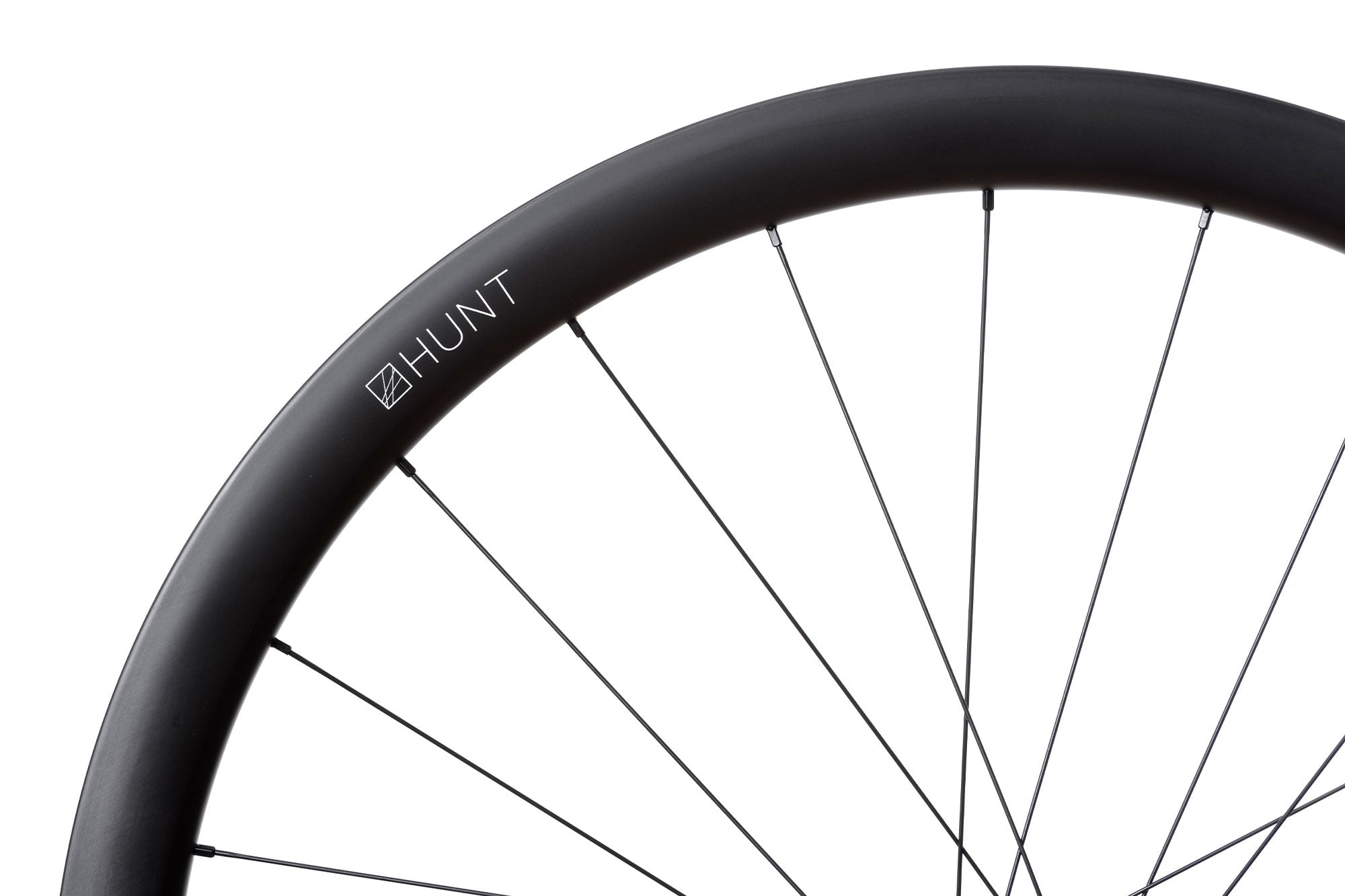 HUNT 40 Carbon Disc Wheelset IC355 - Lightweight Carbon Fiber Road Bike Wheels for Racing & Performance Cycling | Perfect for Road Racing, Triathlons & Endurance Rides