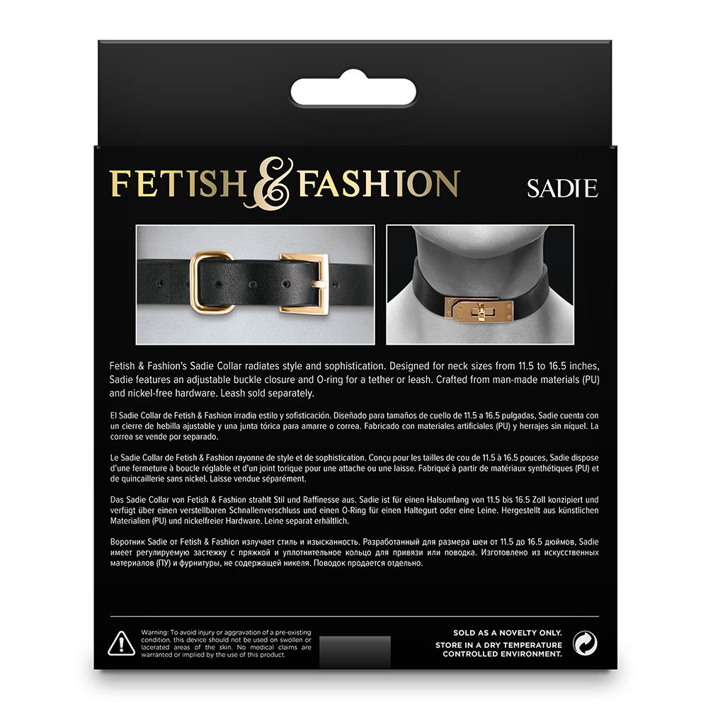 Sadie Faux Leather Twist Lock Day Collar - Elegant BDSM Fashion Accessory for Everyday Wear, Gothic Style Choker Necklace for Women - Perfect for Date Night, Cosplay and Alternative Fashion Lovers