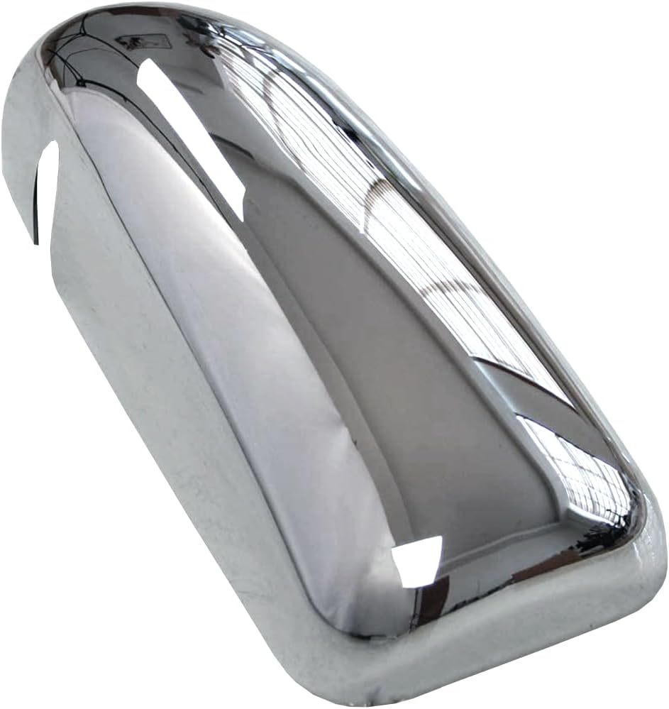 Chrome Door Mirror Covers for Kenworth T660 T370 T440 T470 T800 T600 Trucks - Left & Right Side Mirror Covers (Driver & Passenger) - Durable Replacement Parts for Improved Visibility & Style