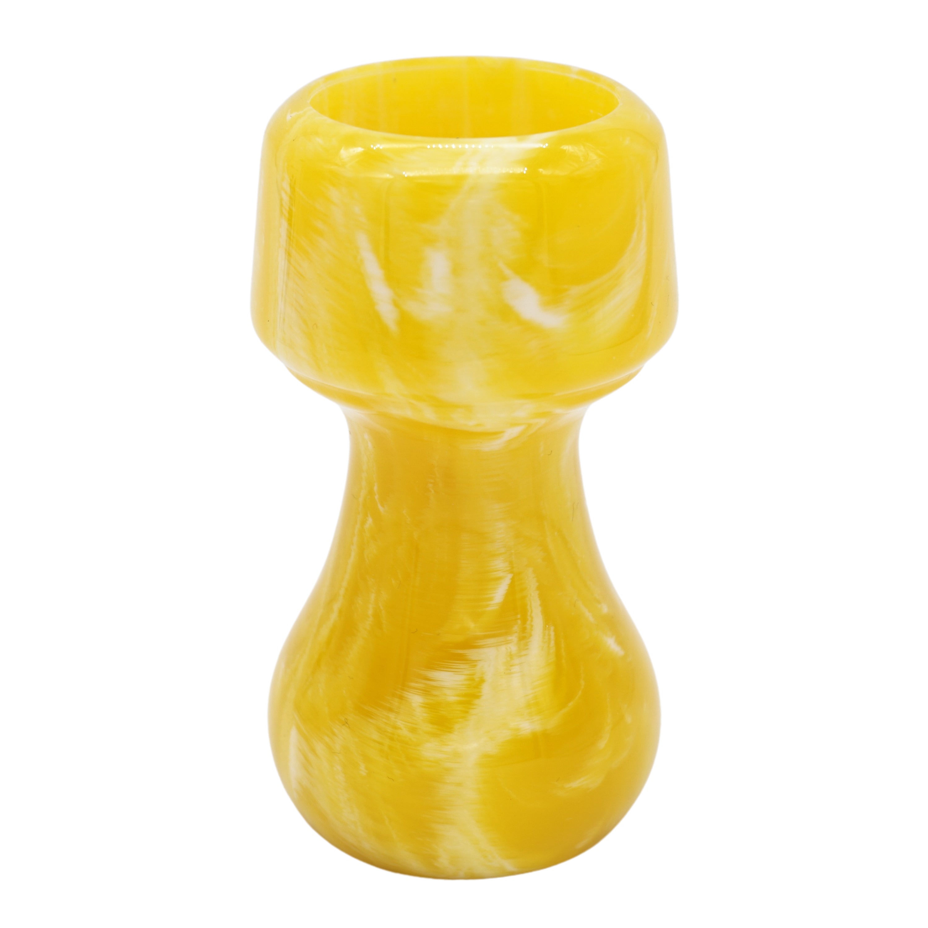 Premium Lemon Drop Handcrafted Shaving Brush Handle - Fits 24mm & 26mm Knots - Perfect for Wet Shaving & Grooming Gifts for Men