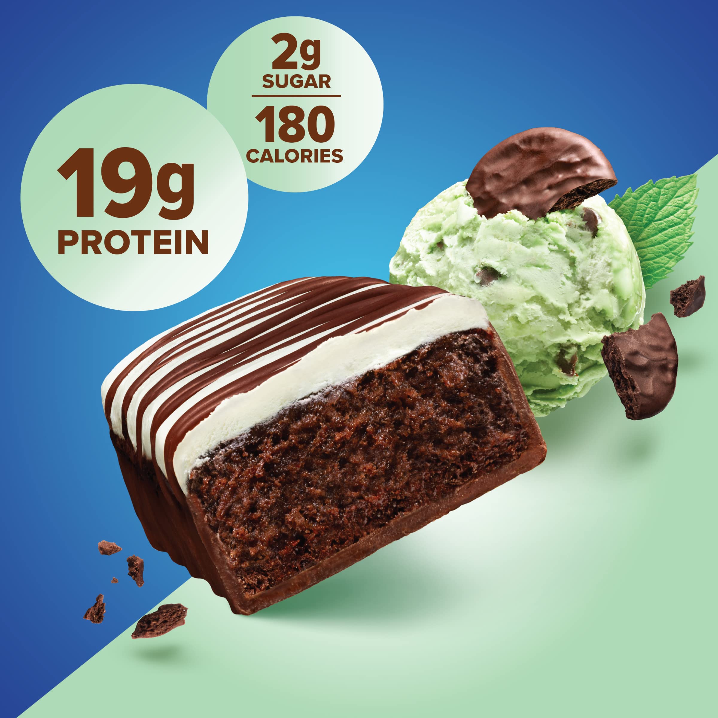 Pure Protein Bars - High Protein, Low Sugar, Gluten Free Snacks for Energy | Chocolate Mint Cookie Flavor | 12 Pack for Workout & Travel