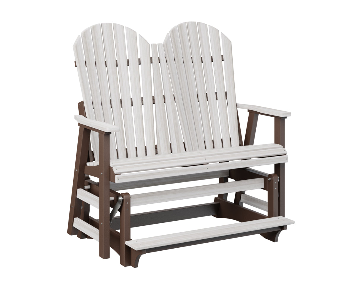 Berlin Gardens ComfoBack Double Counter Glider - Outdoor Patio Swing Bench for Porch, Garden, Deck & Backyard Relaxation