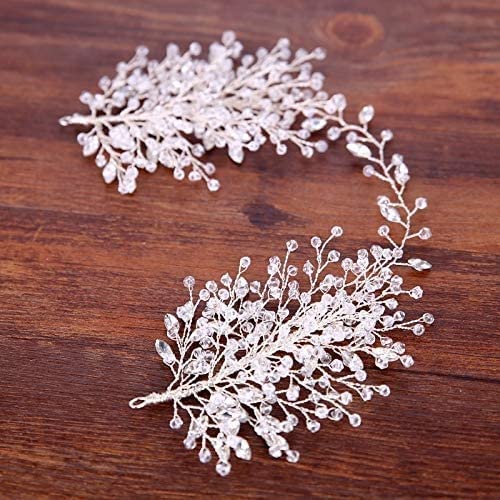XIXIDIAN Elegant Rhinestone Crystal Bridal Headpiece – Wedding Hair Accessories for Women, Perfect for Banquets, Proms, and Special Occasions