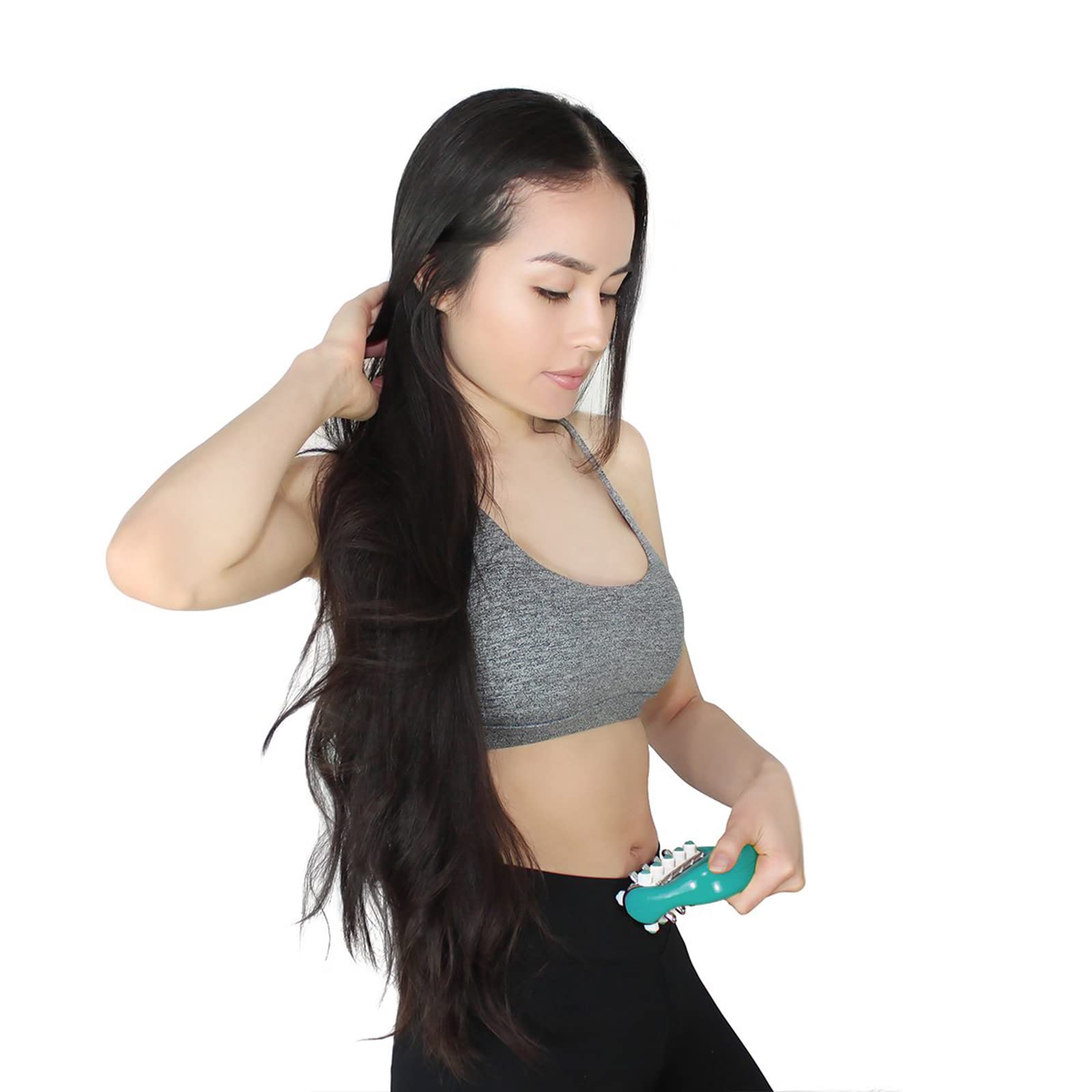 Coolife Fascia Release & Cellulite Massage Roller - Deep Tissue Myofascial Massager Tool for Muscle Pain Relief & Cellulite Reduction - Perfect for Post-Workout Recovery, Physical Therapy & Home Spa Treatments (Men & Women)