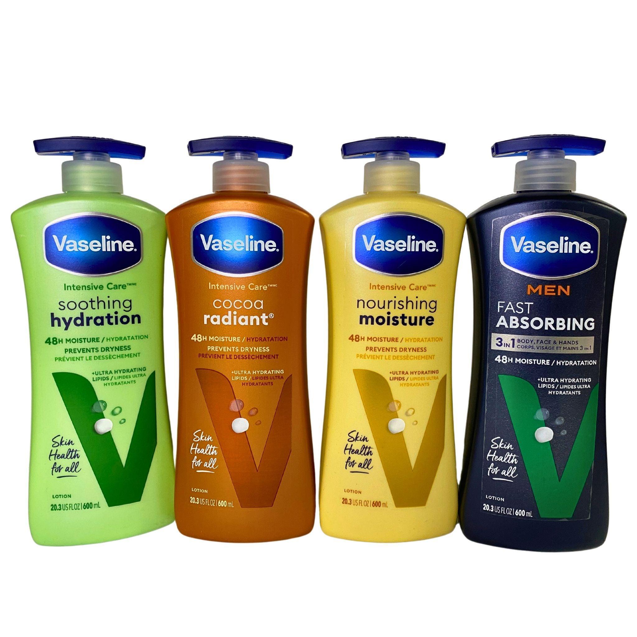 Vaseline Lotion Variety Pack (42 Pieces) - Moisturizing Body Lotion for Dry Skin - Perfect for Travel, Gym & Daily Skincare Routine