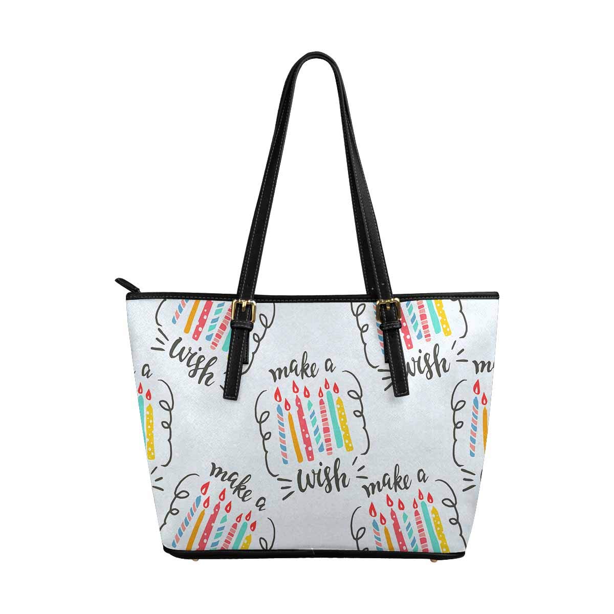 **InterestPrint Cute Birthday Party Shoulder Bag - Fun Celebration Tote Purse for Women & Girls - Perfect for Birthdays, Festivals & Gifts**
