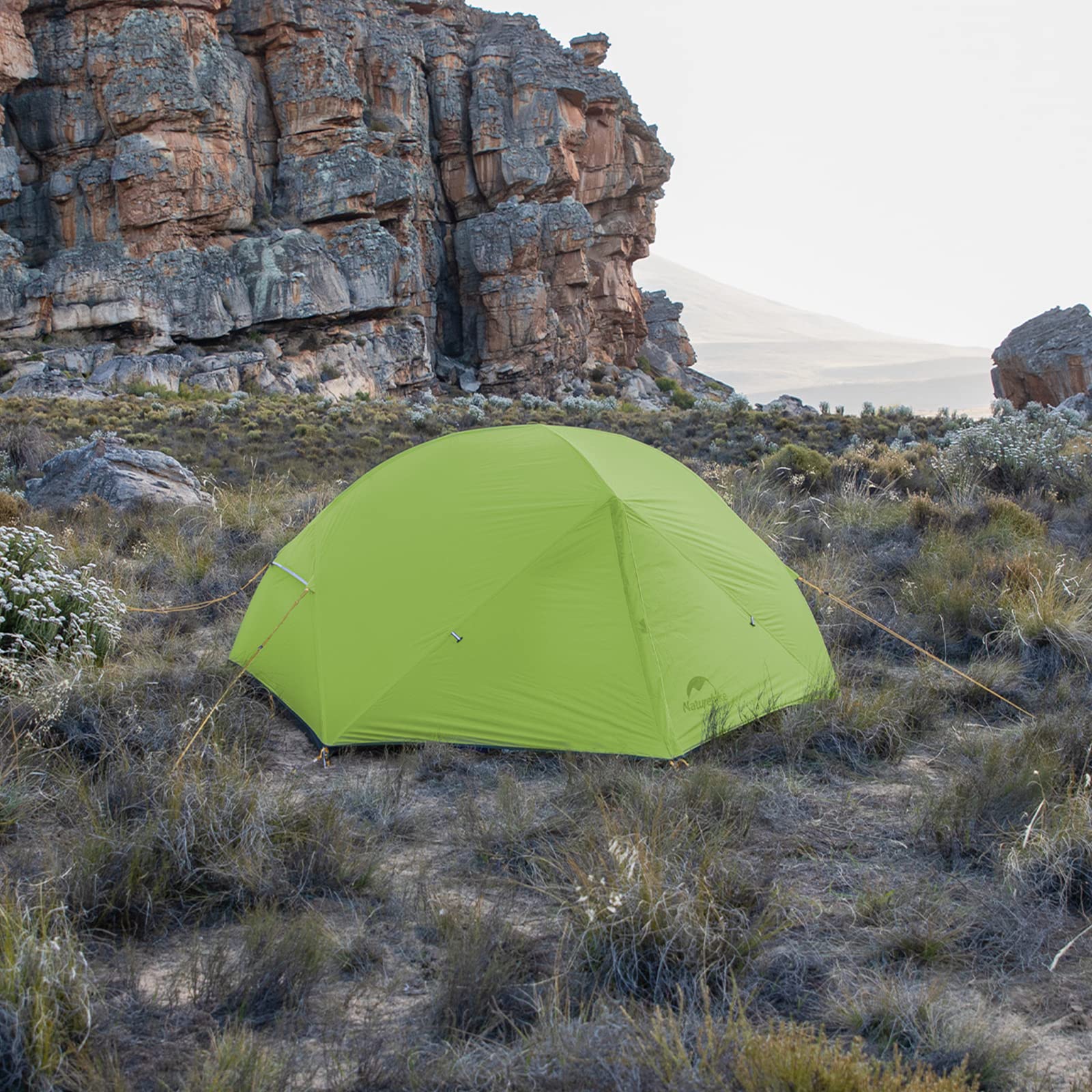 Naturehike Mongar 2 Person Backpacking Tent - 3 Season Ultralight Double Layer Free Standing Tent for Camping, Hiking & Cycling | Perfect for Outdoor Adventures & Weekend Getaways