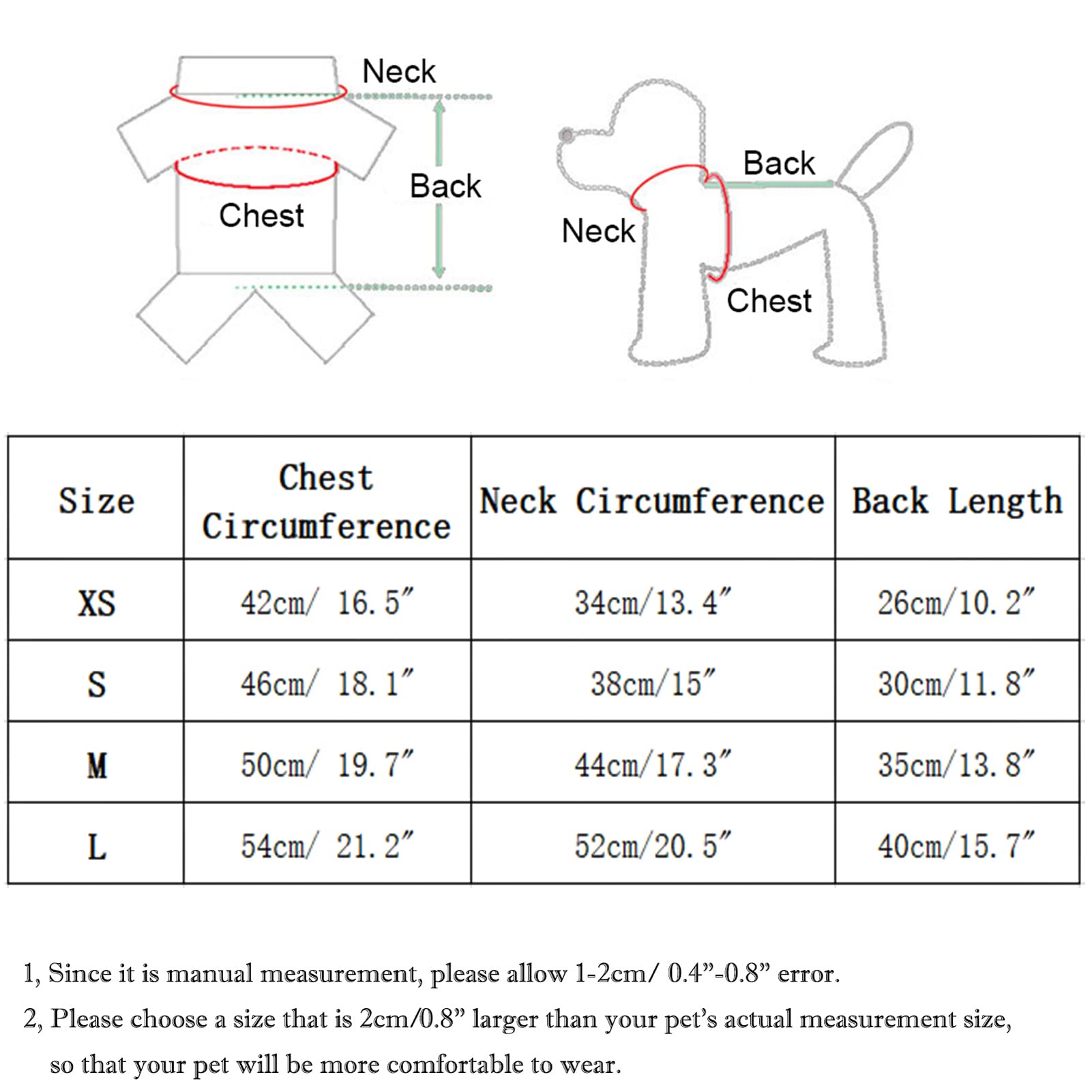 Warm Pet Fox Costume for Dogs & Cats - Cozy Cotton Hoodie Coat for Small Medium Pets, Winter & Autumn Apparel (Size S, Back Length 30cm/11.8