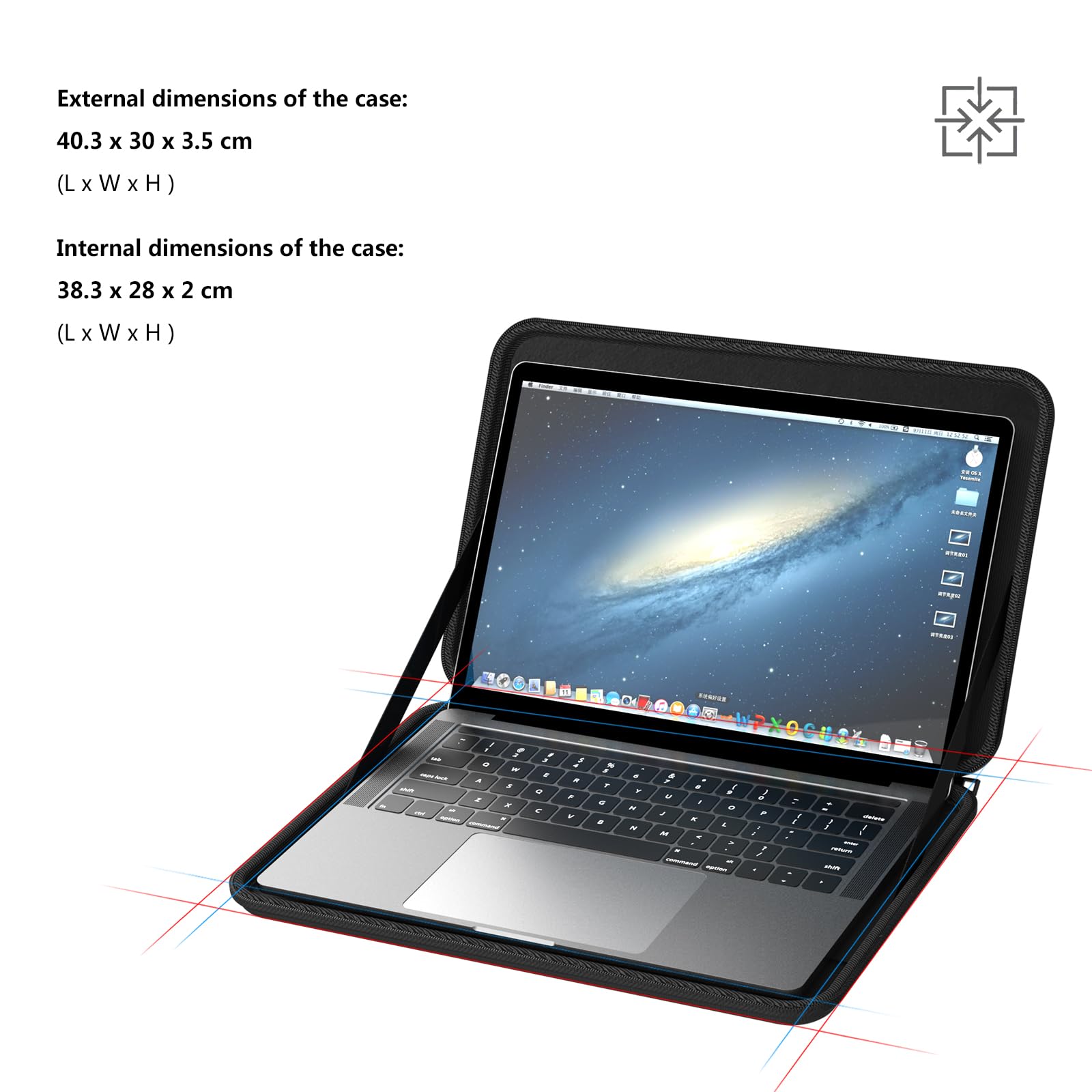 Smatree 15.6 Inch Hard Protective Laptop Sleeve for Dell G15 Gaming Laptop - Water Resistant Slim Carrying Case | Perfect for Travel, School & Office Use