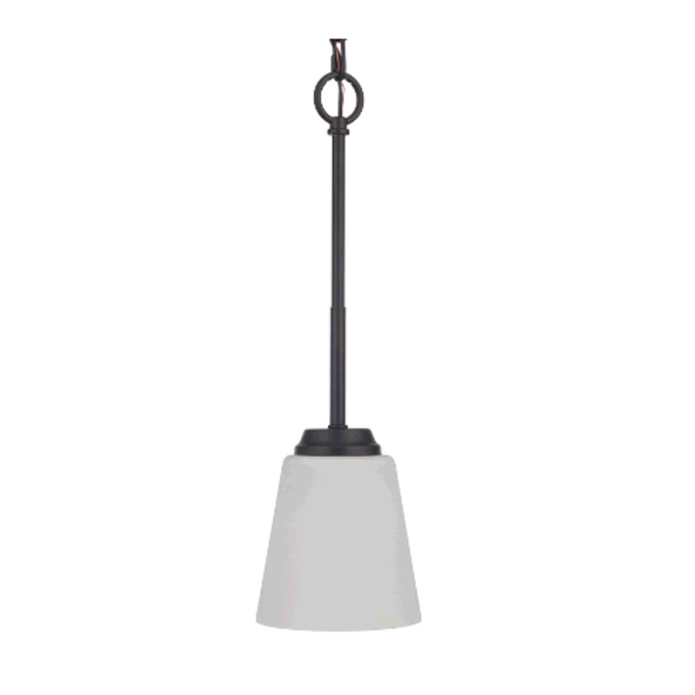 Sutton Mini Pendant Light - Modern Small Ceiling Fixture for Kitchen Island, Dining Room & Bedroom | Dimmable LED Hanging Light with Clear Glass Shade
