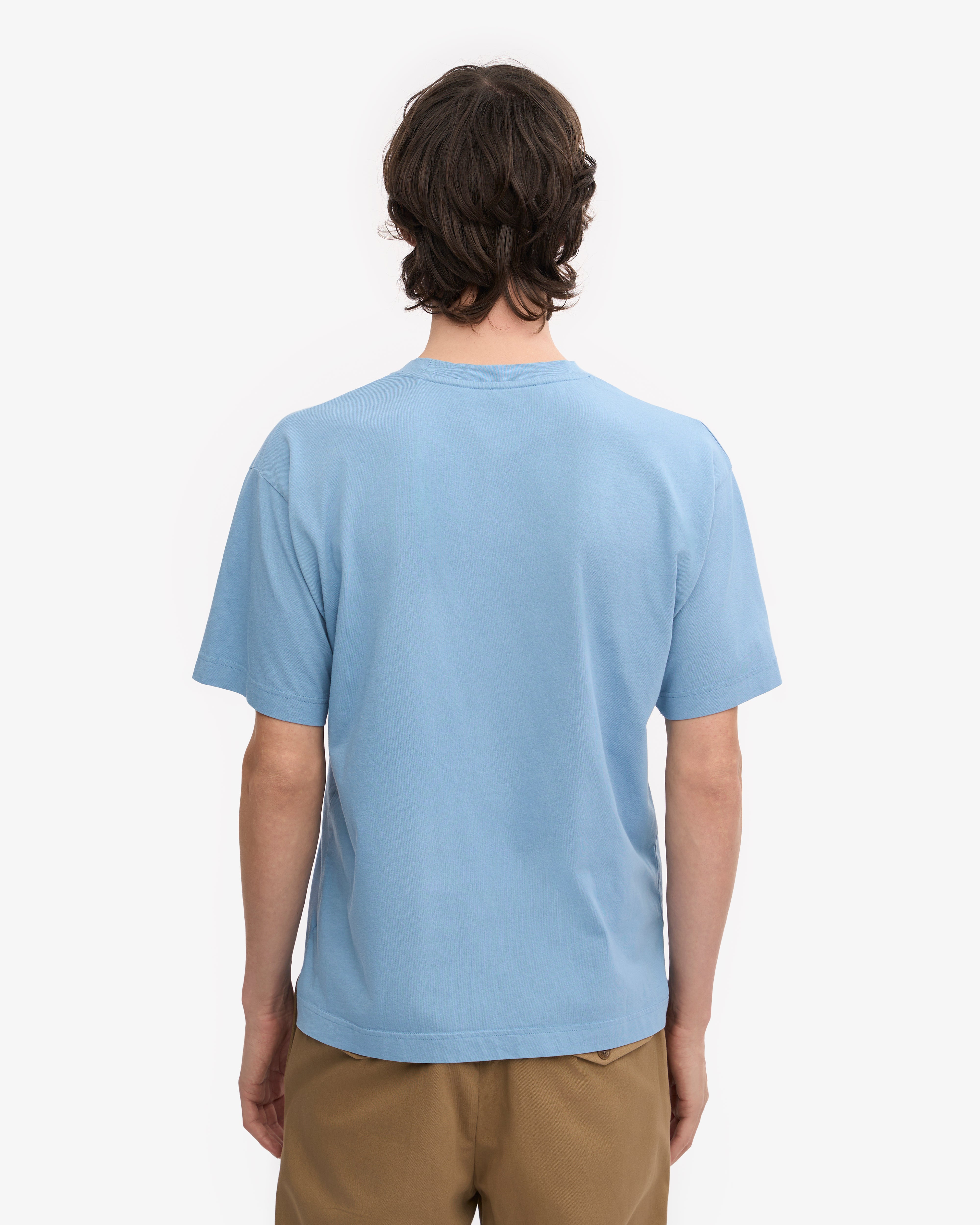 Oversized Organic Cotton T-Shirt for Women - Soft & Comfortable Seaside Blue Tee - Perfect for Casual Wear, Beach Outings & Relaxing Weekends