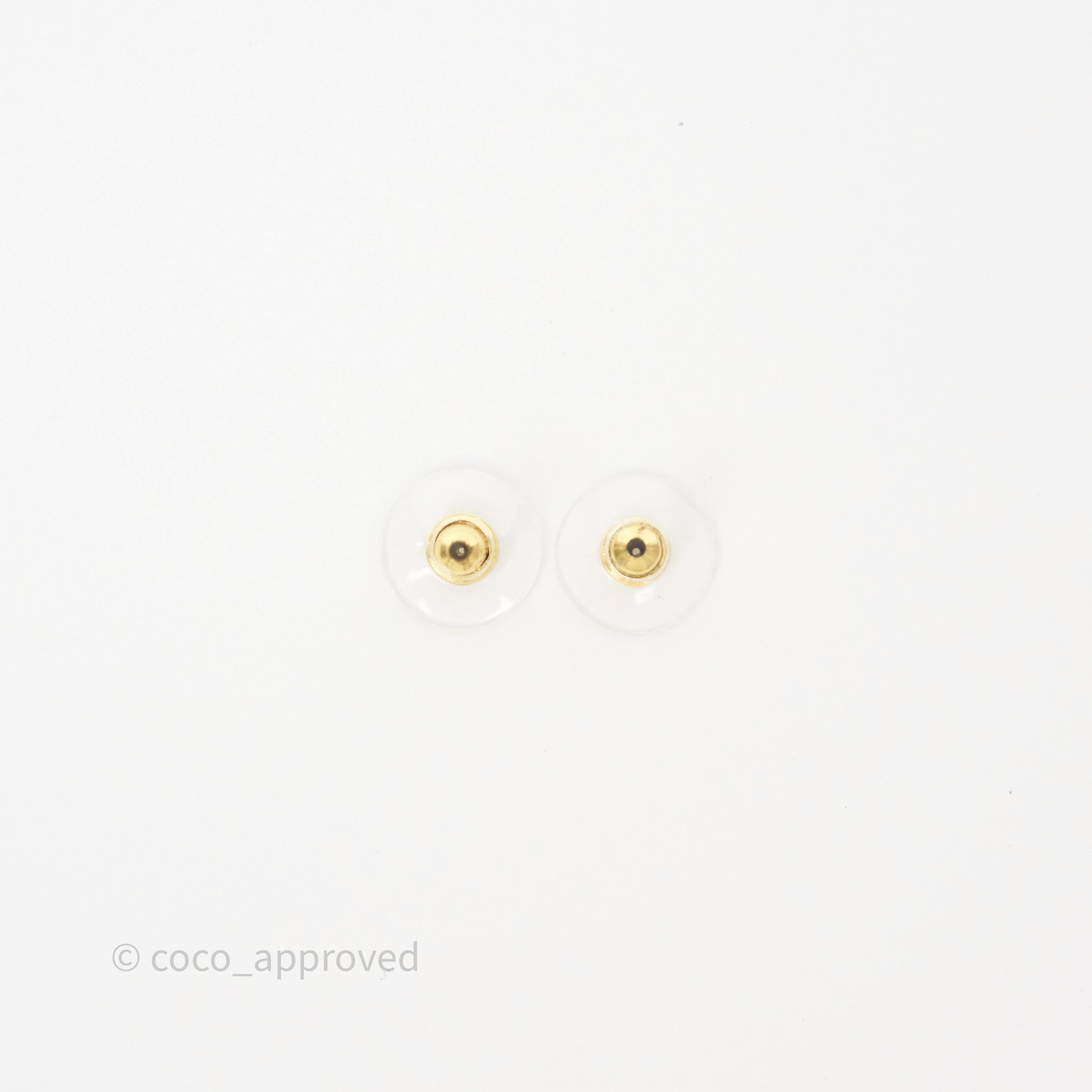 Chanel CC Crystal Hoop Earrings Gold Tone 23C - Luxury Fashion Jewelry for Women | Perfect for Parties, Weddings & Special Occasions