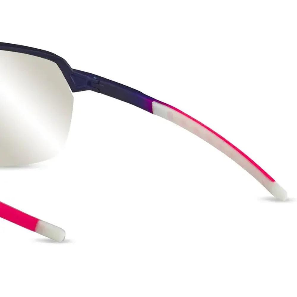 Julbo Frequency Reactiv P1 3 HC Sunglasses - Purple/Pink Lens for Cycling, Running & Outdoor Sports - UV Protection & Polarized Glasses for Men & Women