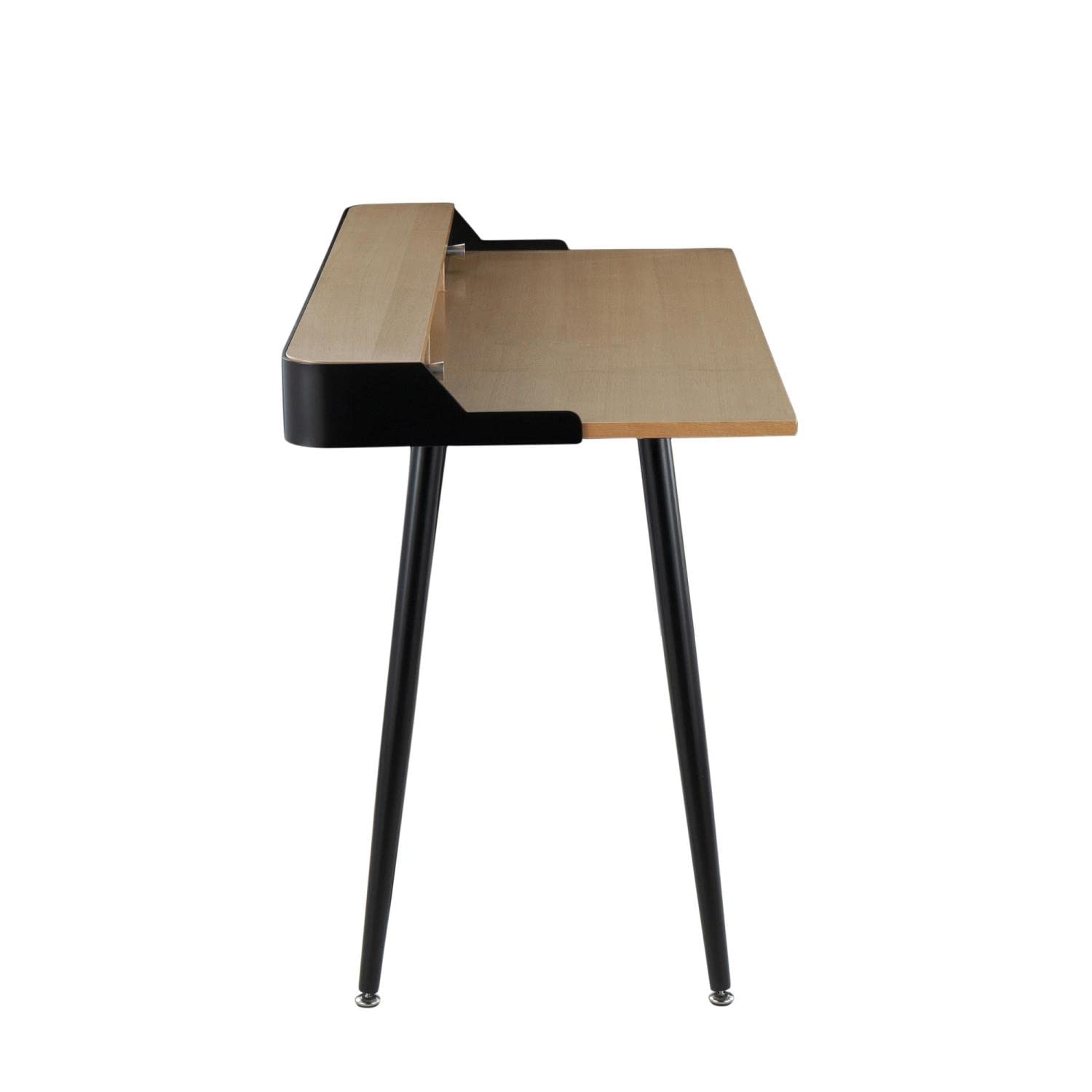 LumiSource Harvey Mid Century Modern Desk - Home Office & Computer Desk with Drawers, Small Writing Desk for Bedroom, Gaming & Study - Perfect for Small Spaces & Modern Workspaces