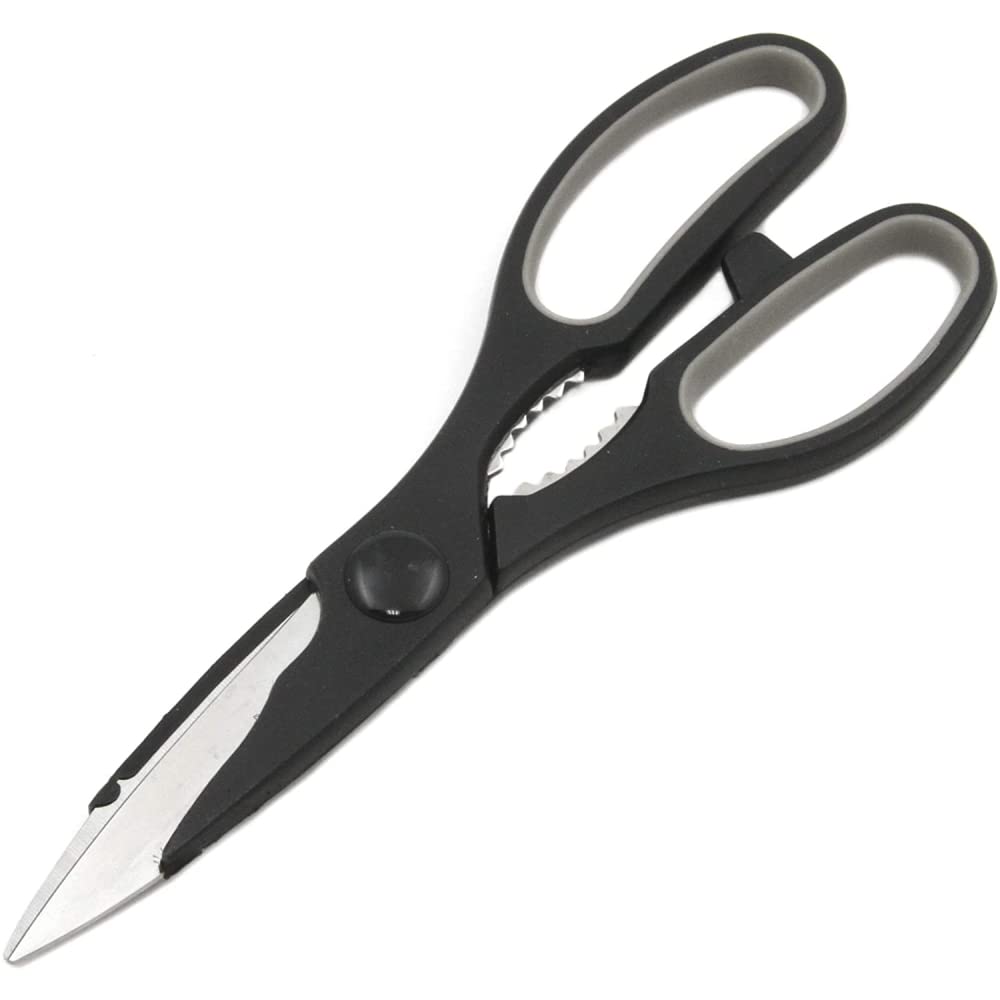Premium Stainless Steel Kitchen Shears - Heavy Duty Cooking Scissors for Cutting Meat, Poultry, Herbs & Vegetables - Perfect for Meal Prep, Butchering & Food Processing