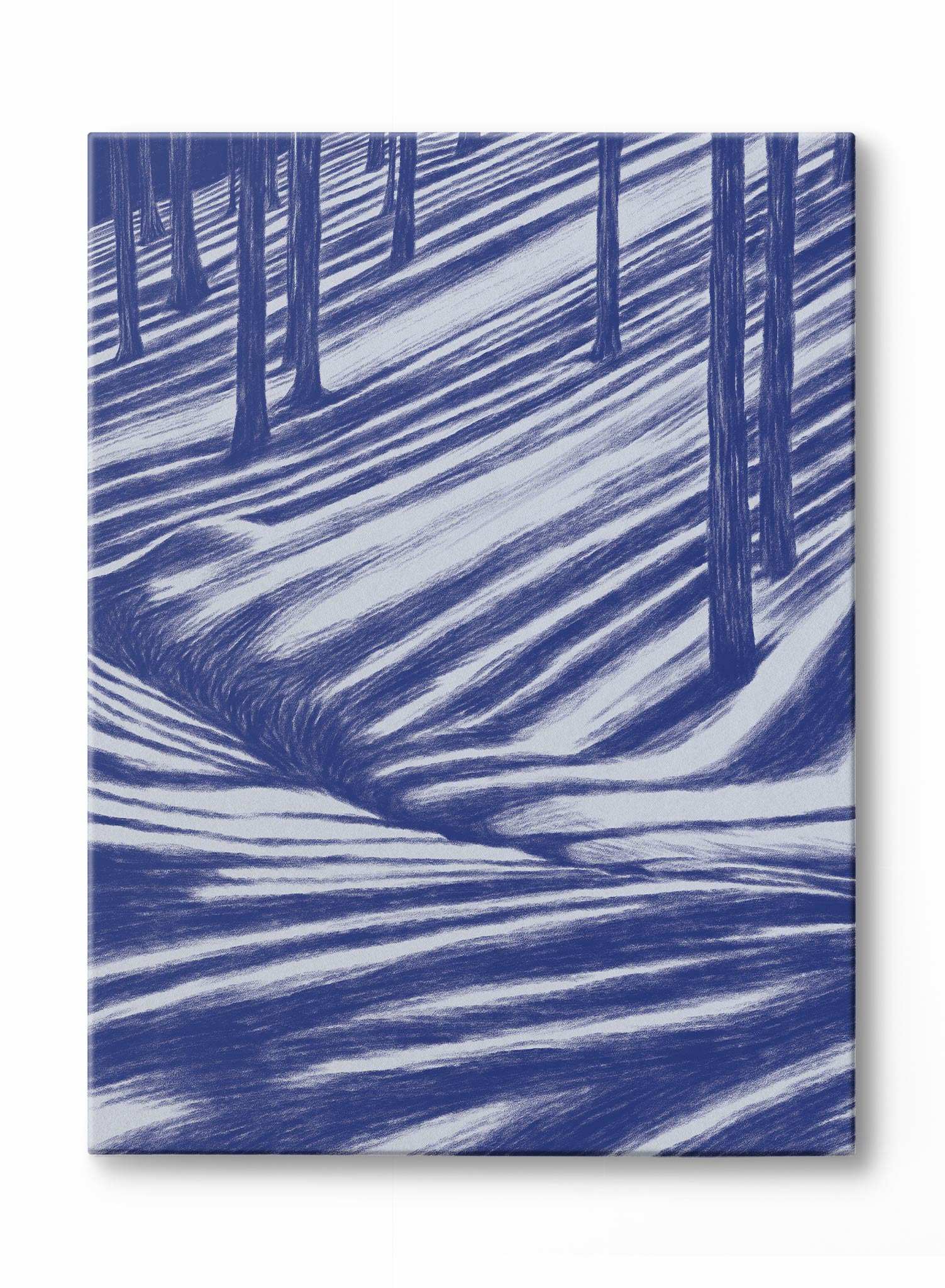 Moonbeam Hike Poster - Nature Wall Art Decor for Hiking Enthusiasts - Perfect for Home, Office & Cabin Decor