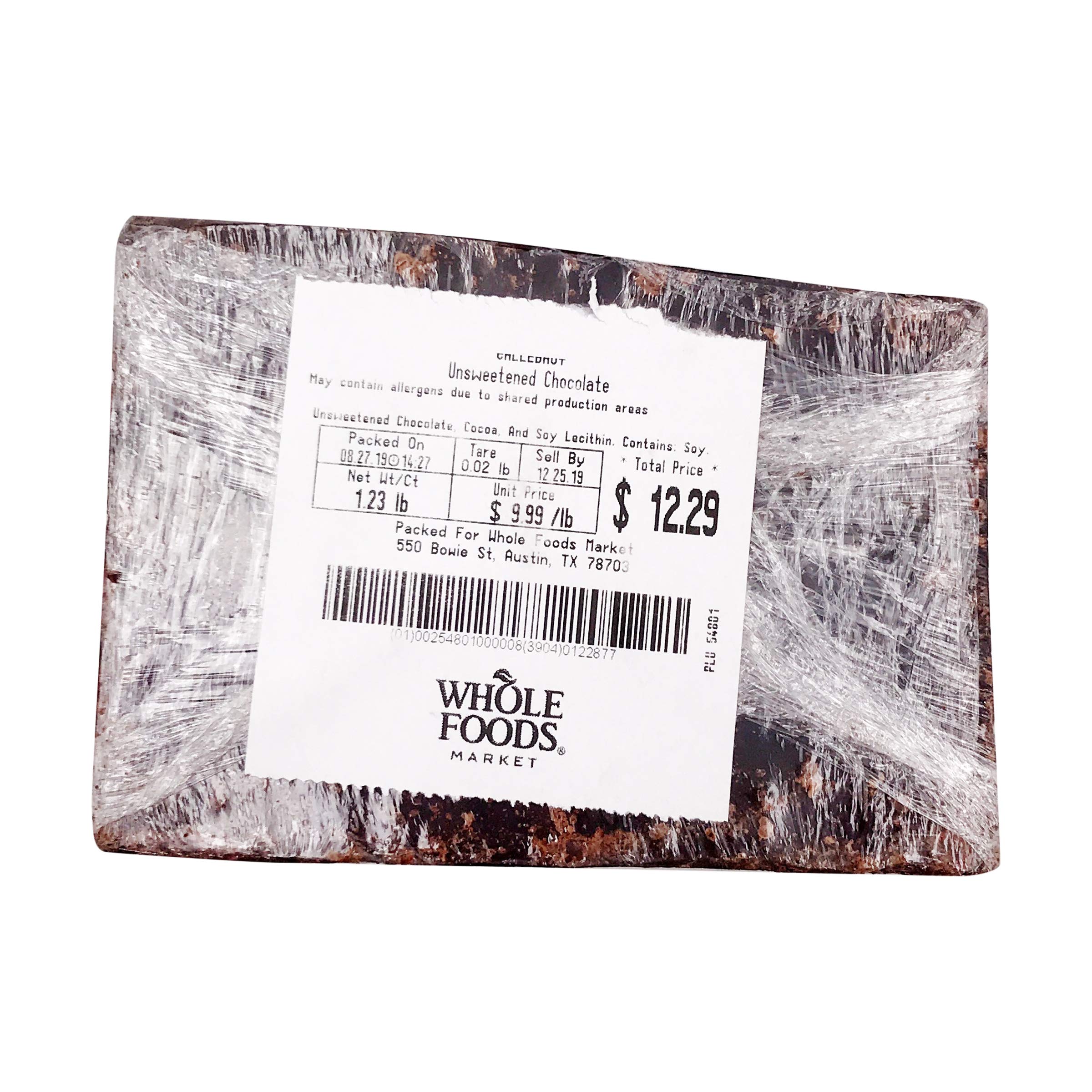 Callebaut Unsweetened Chocolate - Premium Baking Chocolate for Desserts, Cakes & Pastries | Ideal for Professional Chefs & Home Bakers