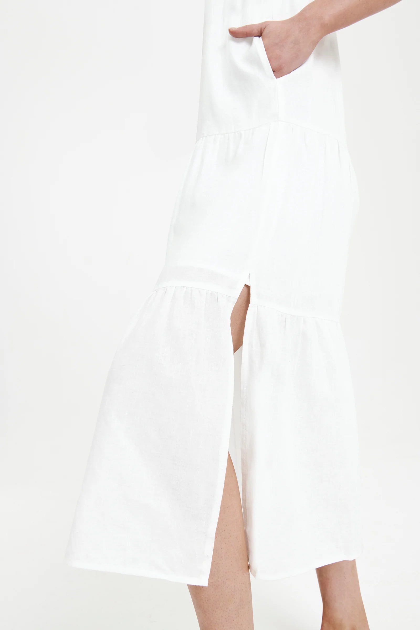 Stylish Austin Midi Dress for Women - Flowy Summer Dress with Pockets | Perfect for Casual Outings, Date Nights & Beach Vacations