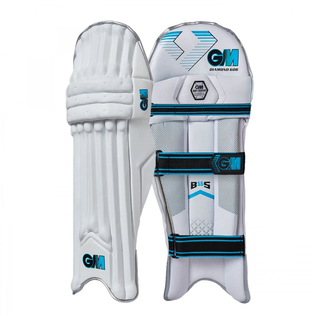 GM Diamond 606 Adult Cricket Batting Pads - Premium Protective Gear for Cricket Players | Perfect for Practice & Match Play | Lightweight & Durable Leg Guards