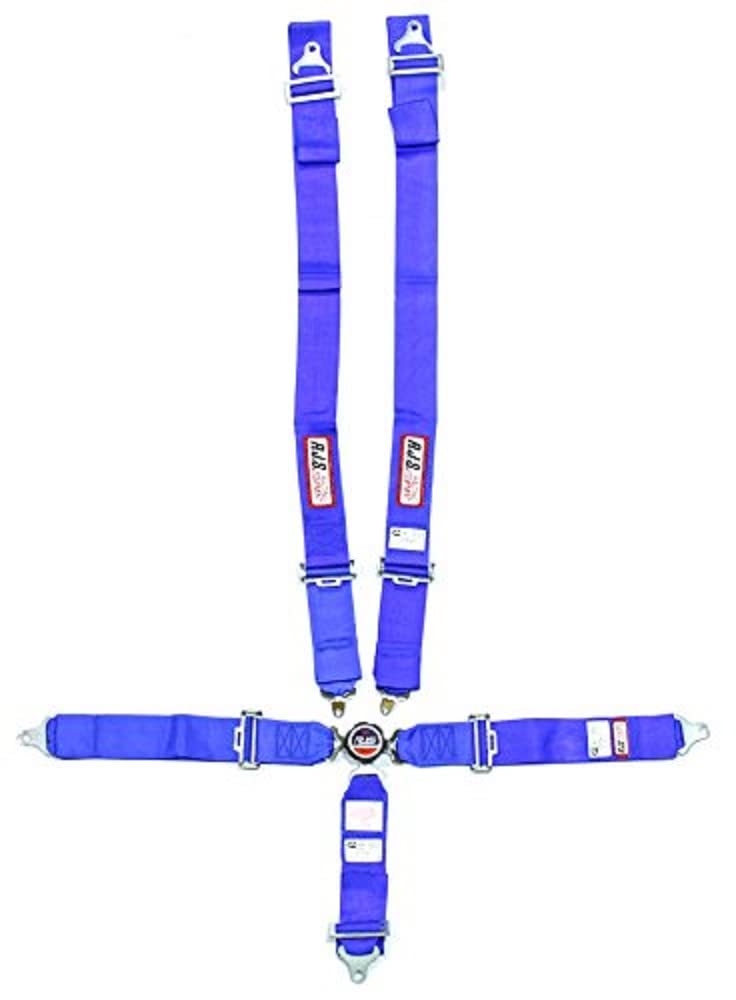 RJS Racing Equipment 1034903 5-Point Racing Harness System - Universal Fit for Drag Racing, Track Days & Motorsports Safety