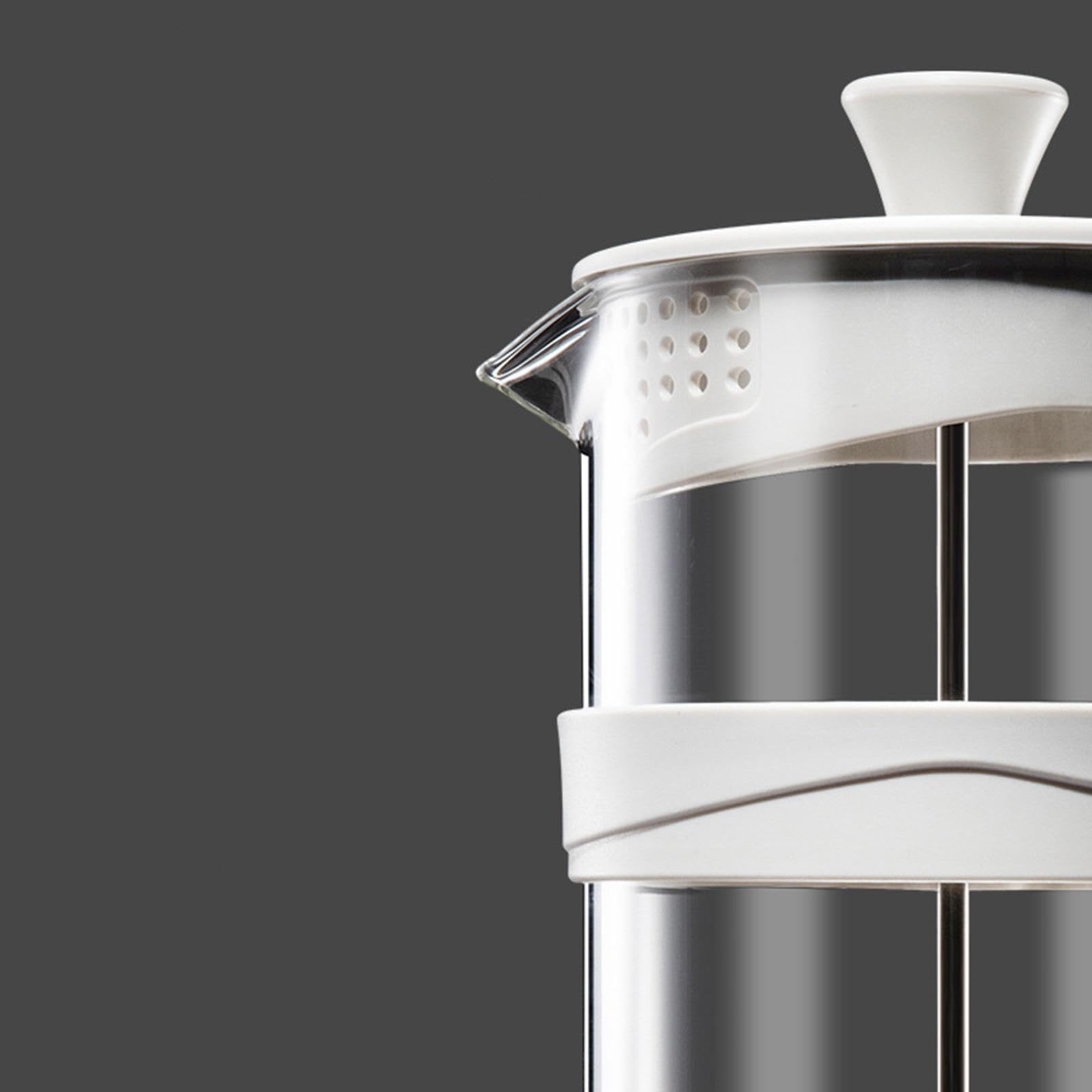 Premium French Press Coffee Maker - 350ml Thickened Fine Mesh Plunger for Rich, Smooth Coffee & Tea | Ideal for Home, Office, Camping & Outdoor Adventures