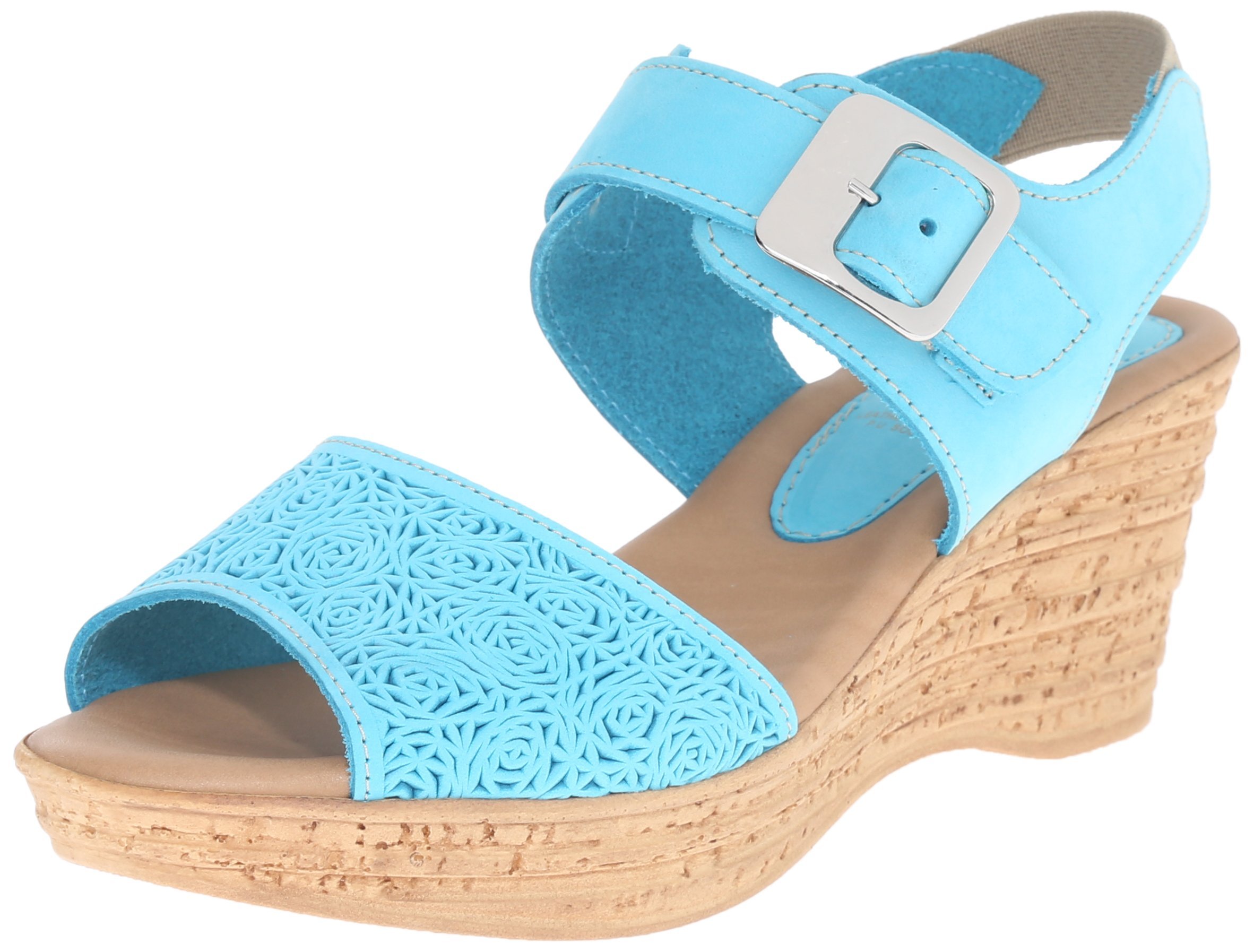 Spring Step Women's MITU Comfortable Wedge Sandals - Stylish & Supportive Summer Shoes for Walking, Beach, and Casual Outings