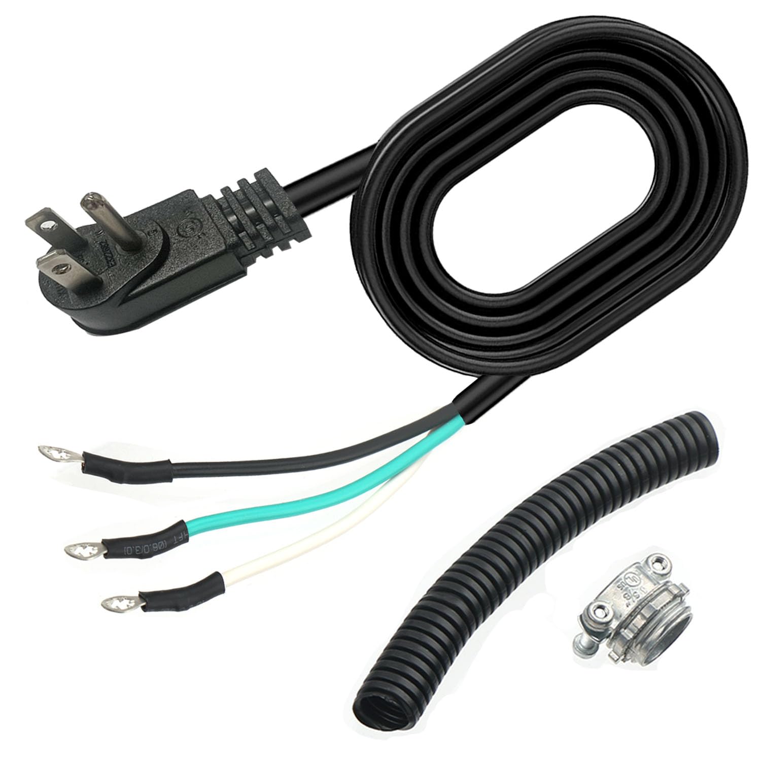 Whirlpool Maytag Dishwasher Replacement Power Cord - 6 ft Universal Installation Kit for Most Brands - Perfect for Easy DIY Dishwasher Repair & Replacement