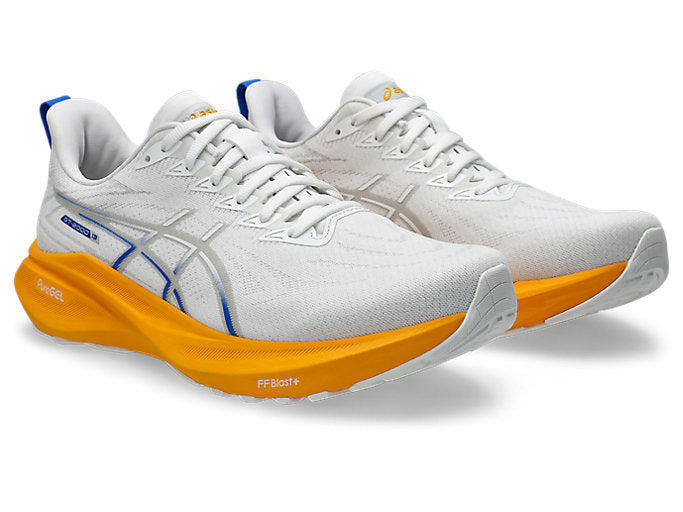 ASICS GT-2000 13 Running Shoes for Men (D Width) - White/Concrete | Lightweight Cushioned Sneakers for Road Running, Jogging & Gym Workouts