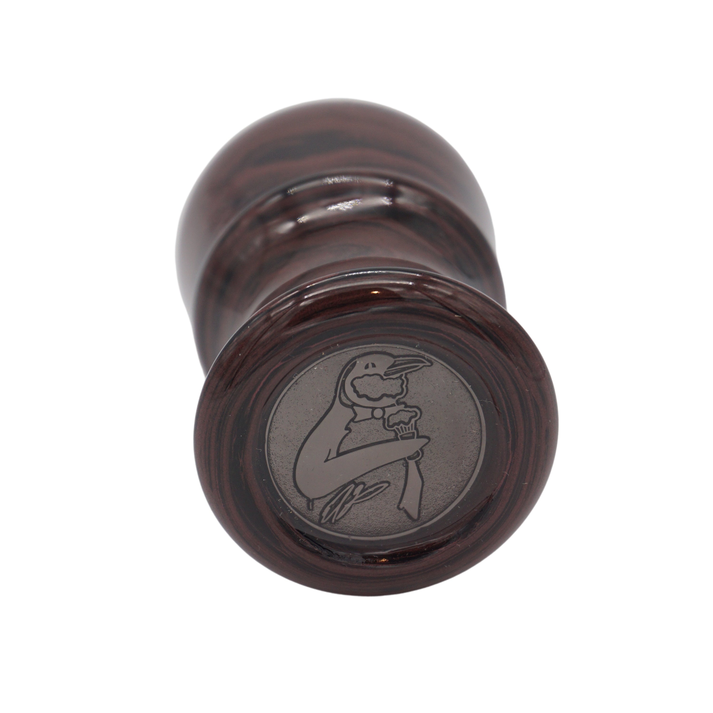Premium Handmade Raspberry Ebonite Shaving Brush Handle - Compatible with 24mm & 26mm Knots - Perfect for Wet Shaving & Barber Shop Grooming