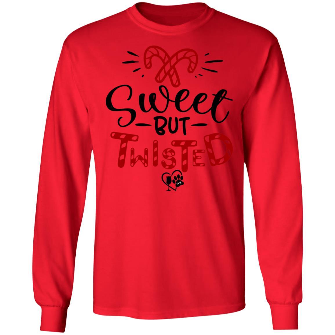 Sweet But Twisted Long Sleeve Ultra Cotton T-Shirt | WineyBitches.Co | Comfortable & Stylish Women's Top for Casual Wear, Parties & Gifts