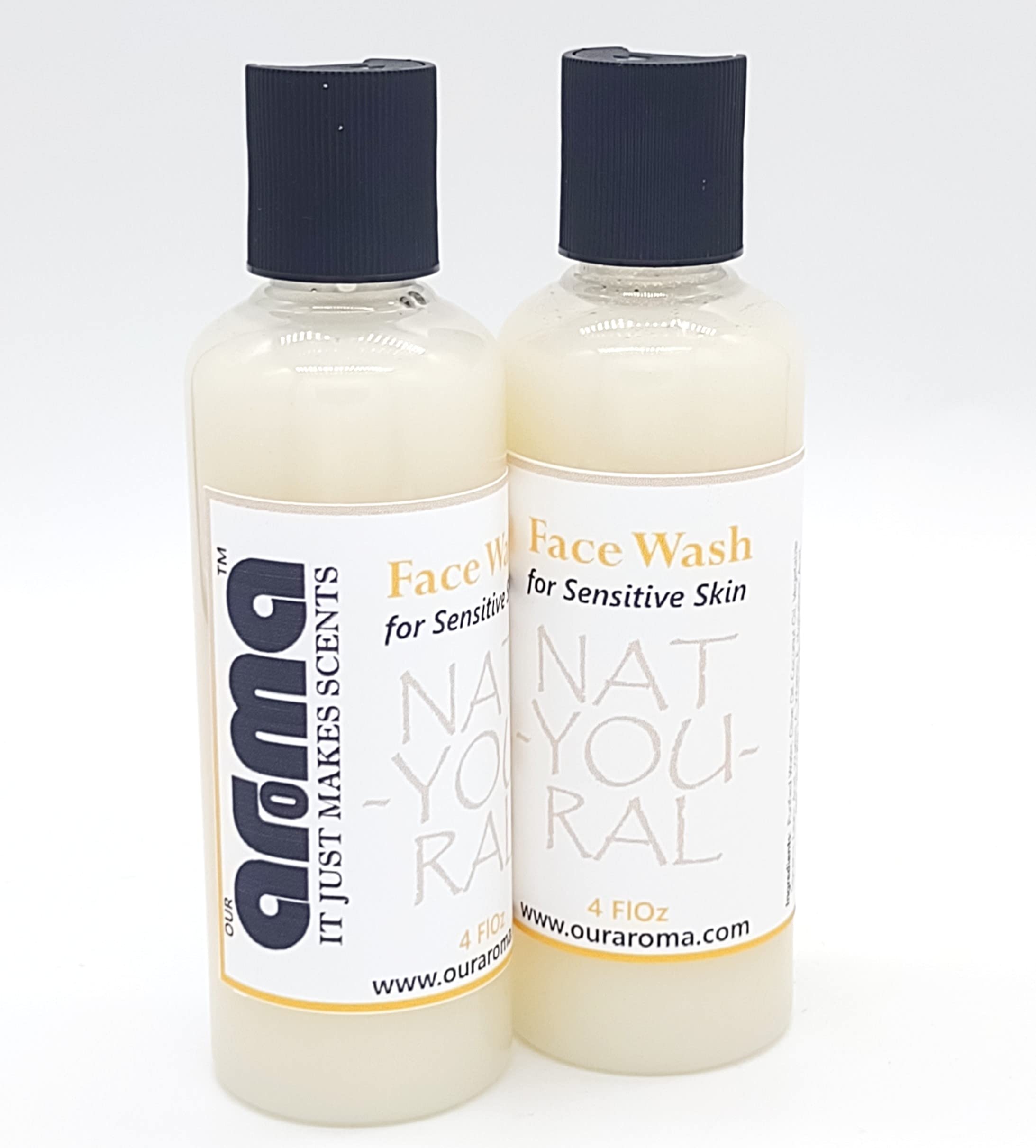 NAT-YOU-RAL Collection Gentle Face Wash for All Skin Types - 4 Fl Oz | Daily Cleansing & Makeup Removal | Perfect for Sensitive, Dry & Oily Skin