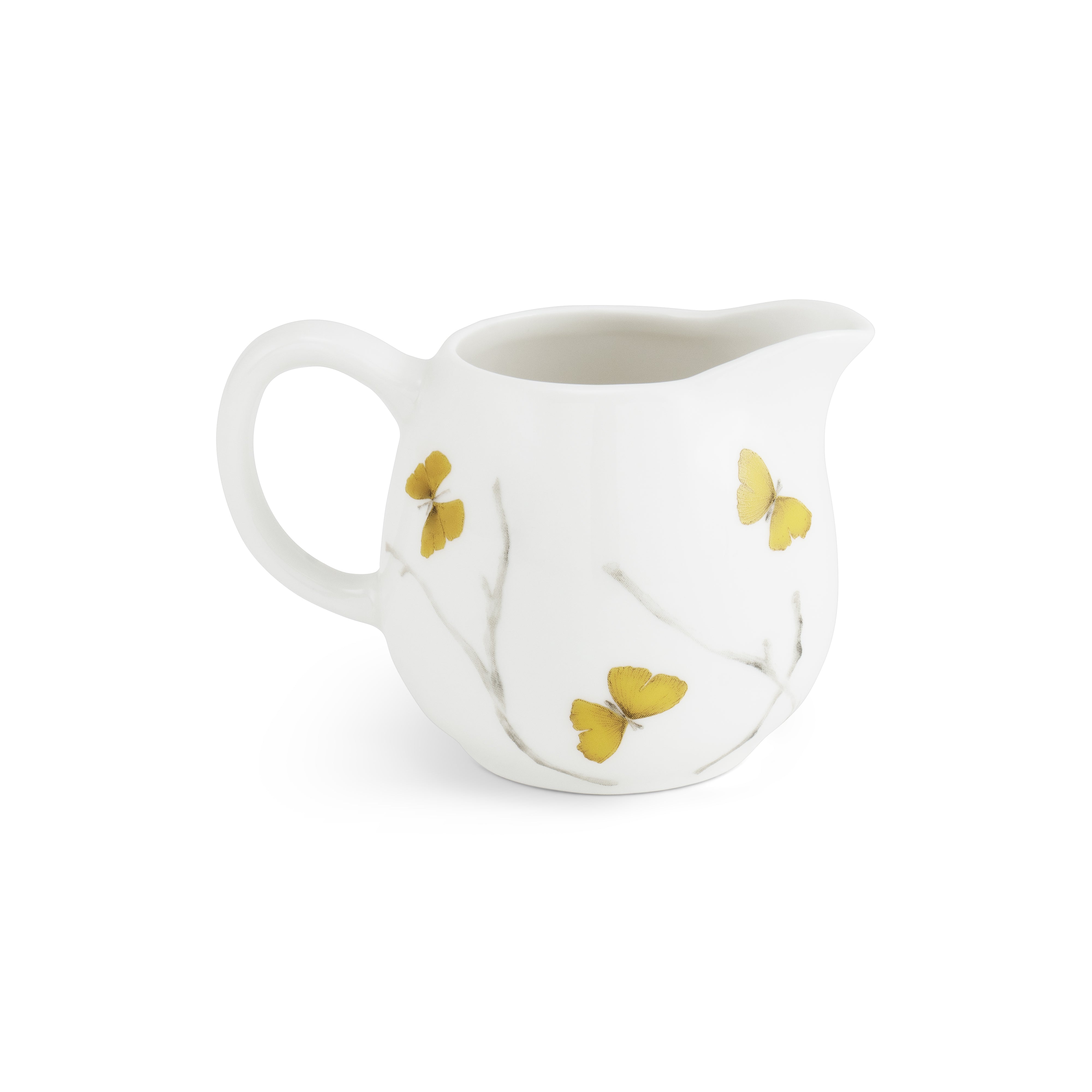 Elegant Butterfly Ginkgo Porcelain Tea Set - 16-Piece Handcrafted Floral Tea Service for Afternoon Tea, Gift & Home Decor - Perfect for Tea Parties, Bridal Showers & Chinese Tea Ceremonies