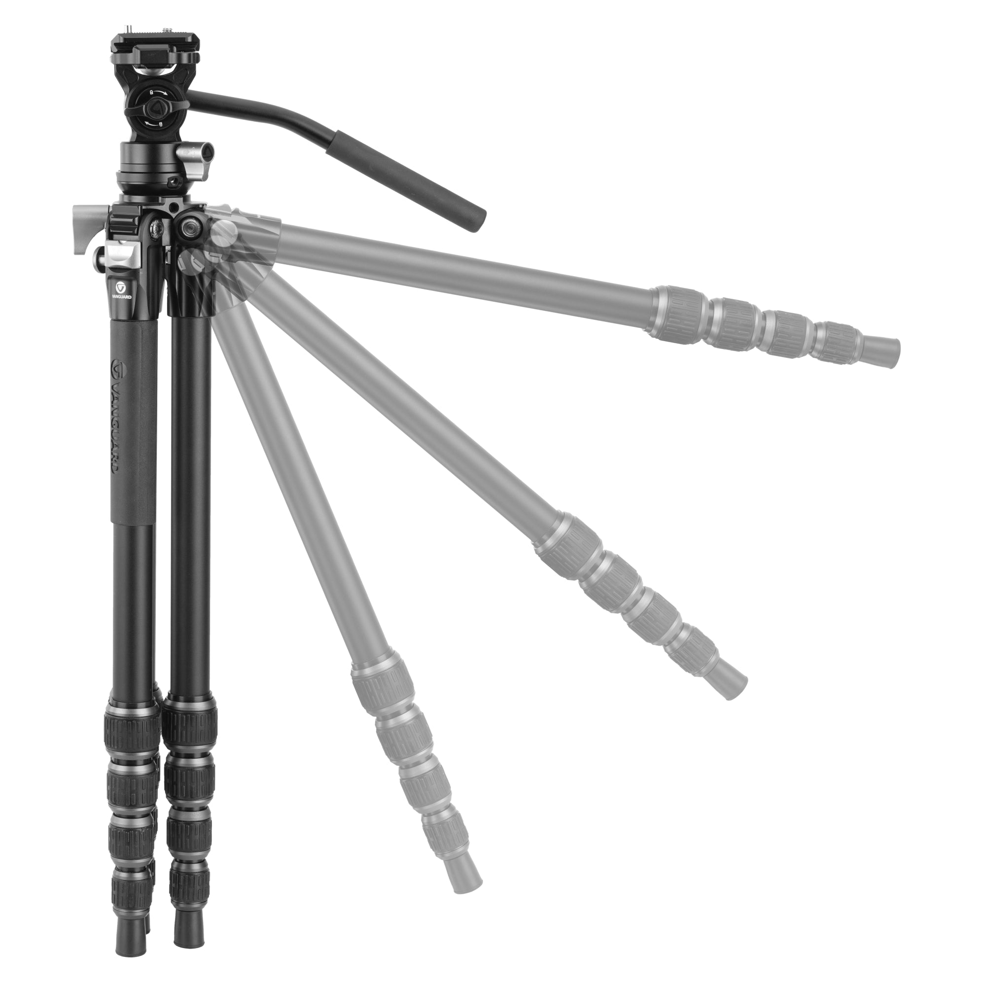 Alta Pro 3VLT 235AV10 Lightweight Aluminum Travel Tripod with Counterbalancing Ultra Compact Video Head - Perfect for Vlogging, Travel Photography & Outdoor Videography