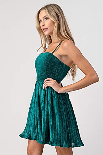 Elegant Metallic Glitter Cocktail Dress for Women | Sexy Evening Gown for Party, Wedding & Prom | Shimmering Formal Dress for Special Occasions & Night Out