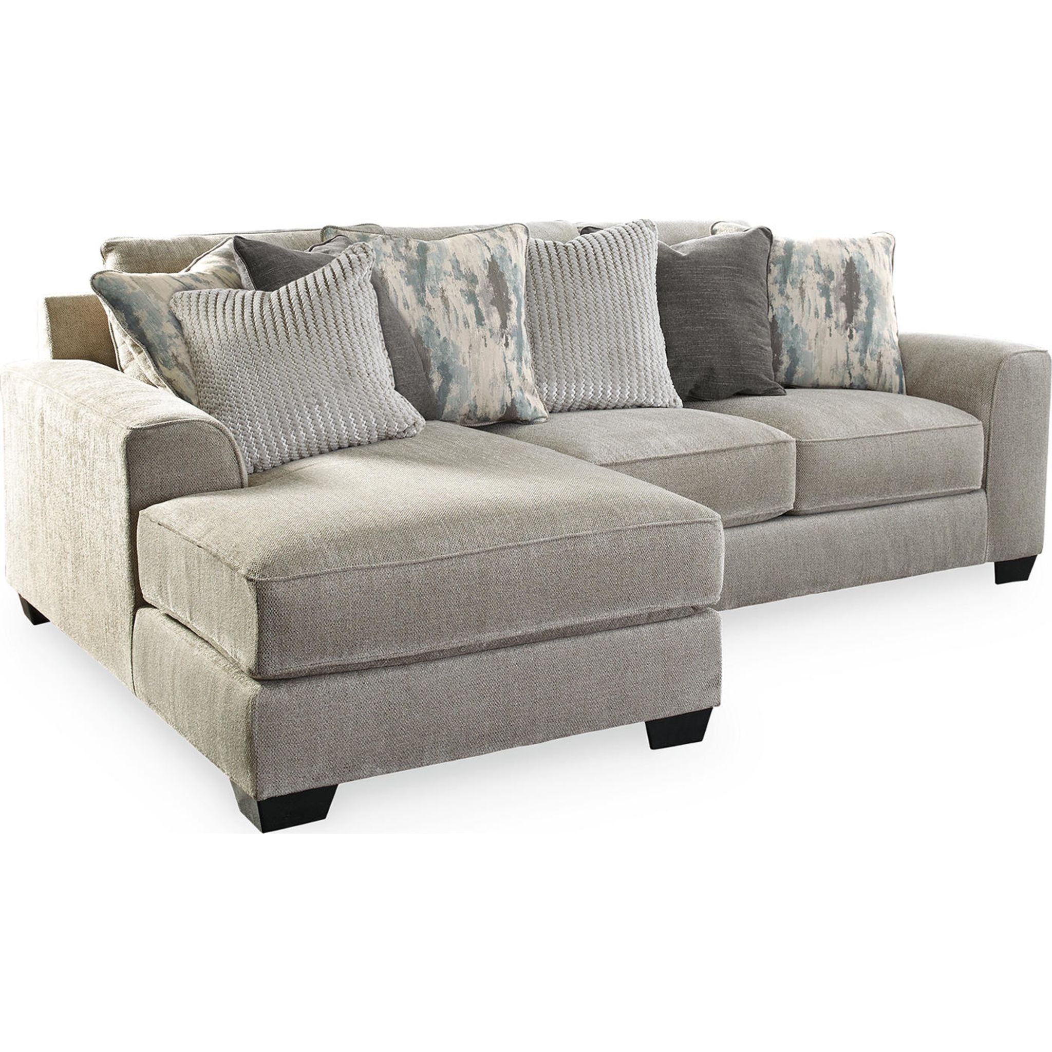 Ardsley 2-Piece Sofa Chaise Set - Modern Sectional Couch with Chaise Lounge for Living Room, Family Room & Small Spaces
