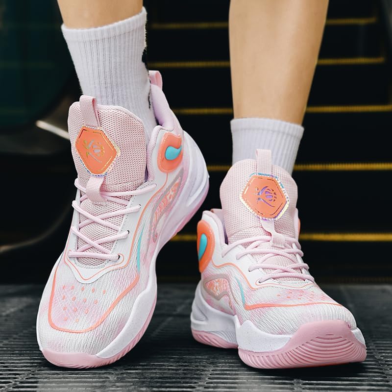 **Unisex Breathable Lightweight Basketball Shoes - Non-Slip Athletic Sneakers for Men & Women - Perfect for Outdoor Sports, Volleyball, and Casual Wear**