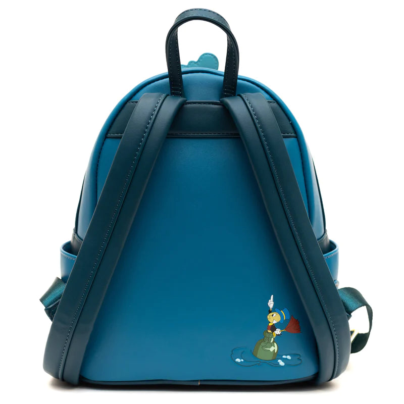 Disney Pinocchio Monstro Mini Backpack for Kids - Cute Whale Design School Bag for Boys & Girls - Perfect for School, Travel, and Disney Theme Park Visits