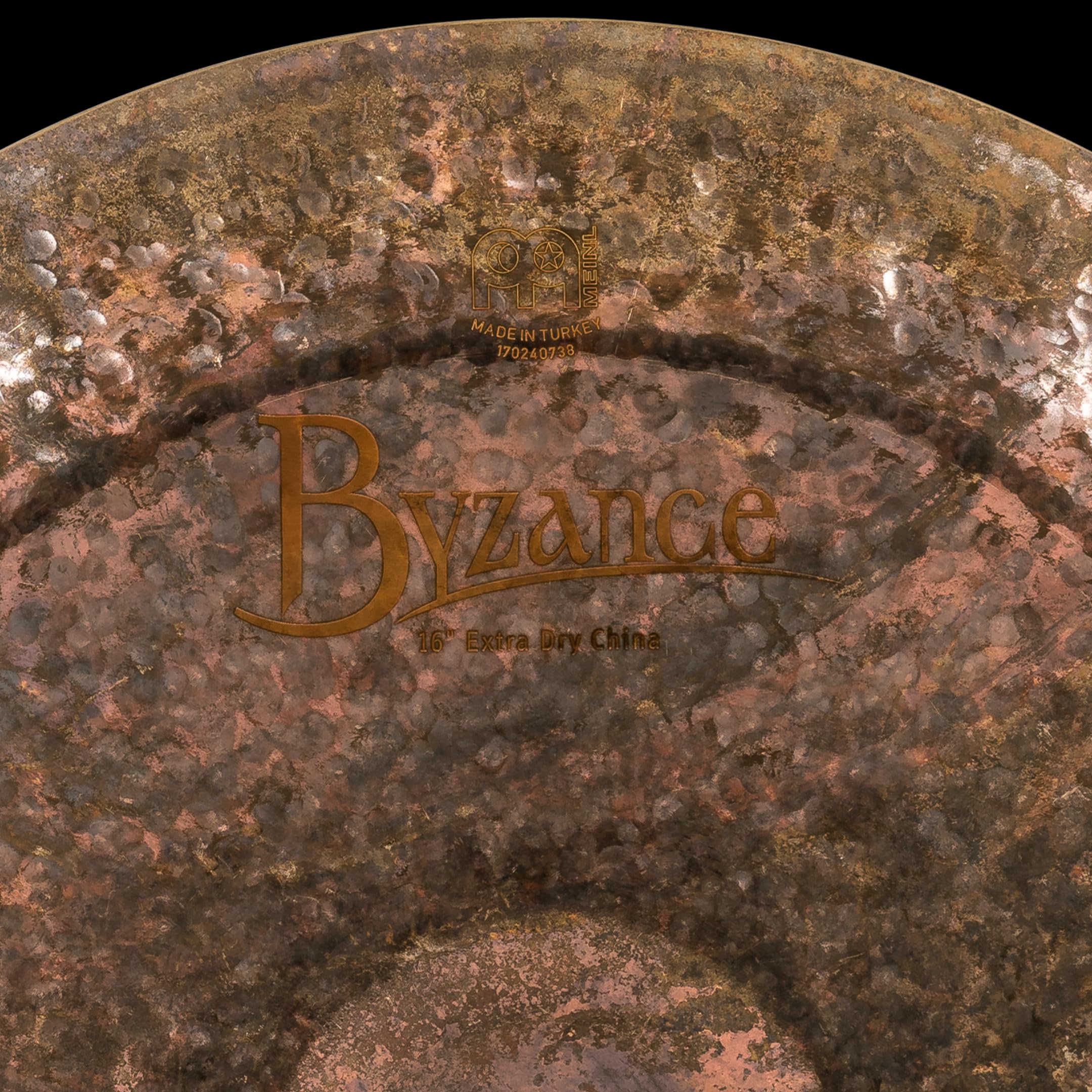 Meinl B16EDCH Byzance Extra Dry 16-Inch China Cymbal - Professional Hand Hammered Brass Cymbal for Drummers & Percussionists - Perfect for Jazz, Rock & Studio Recording