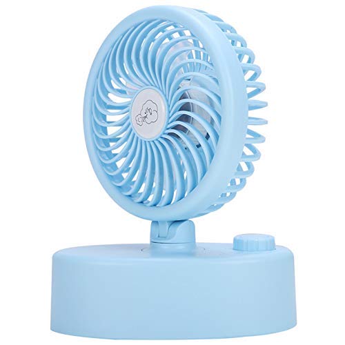 KXA USB Fan with Auto-Rotating Head - Portable Battery Operated Desk Fan for Office, Home, Beach & Travel | Stay Cool Anywhere