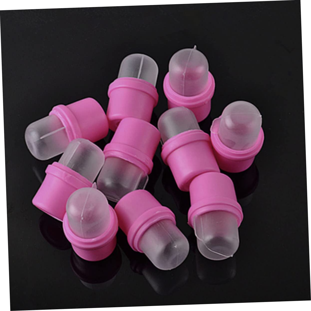Minkissy 20pcs Reusable Nail Soaker Caps for Nail Polish Remover - Comfortable Soak Off Caps for Nail Art & DIY Manicures at Home - Perfect for Gel, Acrylic & Dip Powder Removal