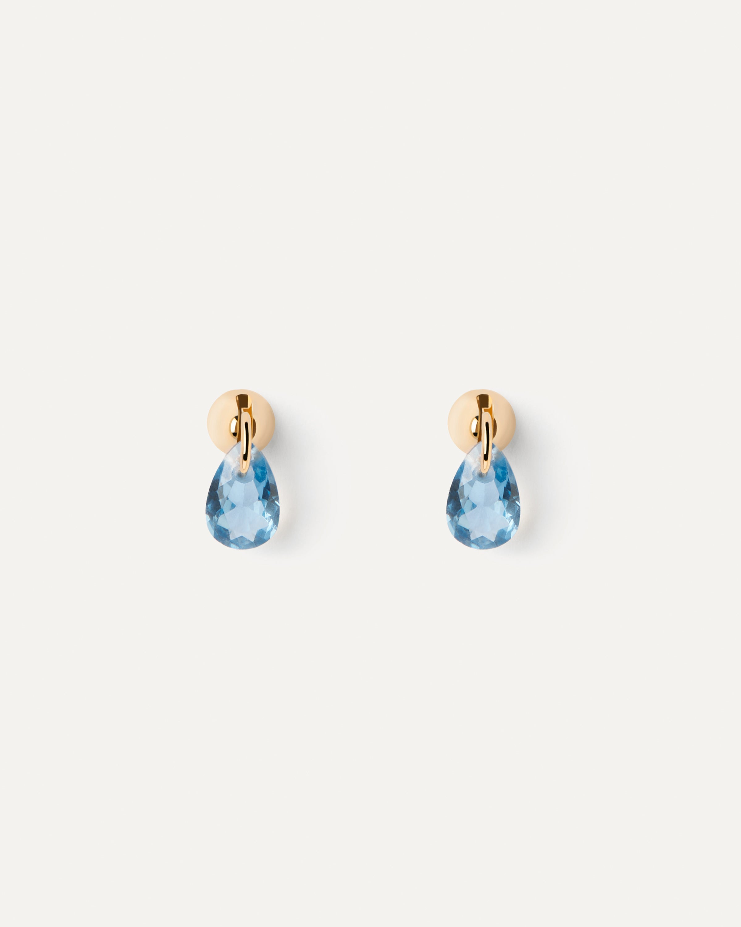 Blue Lily Single Earring - Dainty Floral Stud Earrings for Women - Perfect for Everyday Wear, Parties & Gifts