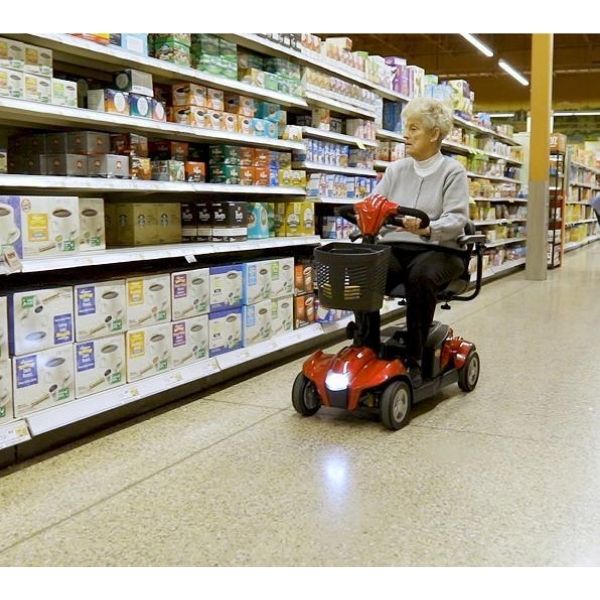 EV Rider CityCruzer 4-Wheel Mobility Scooter for Adults - Lightweight Electric Scooter with Long Battery Life - Perfect for Shopping, Travel & Outdoor Activities